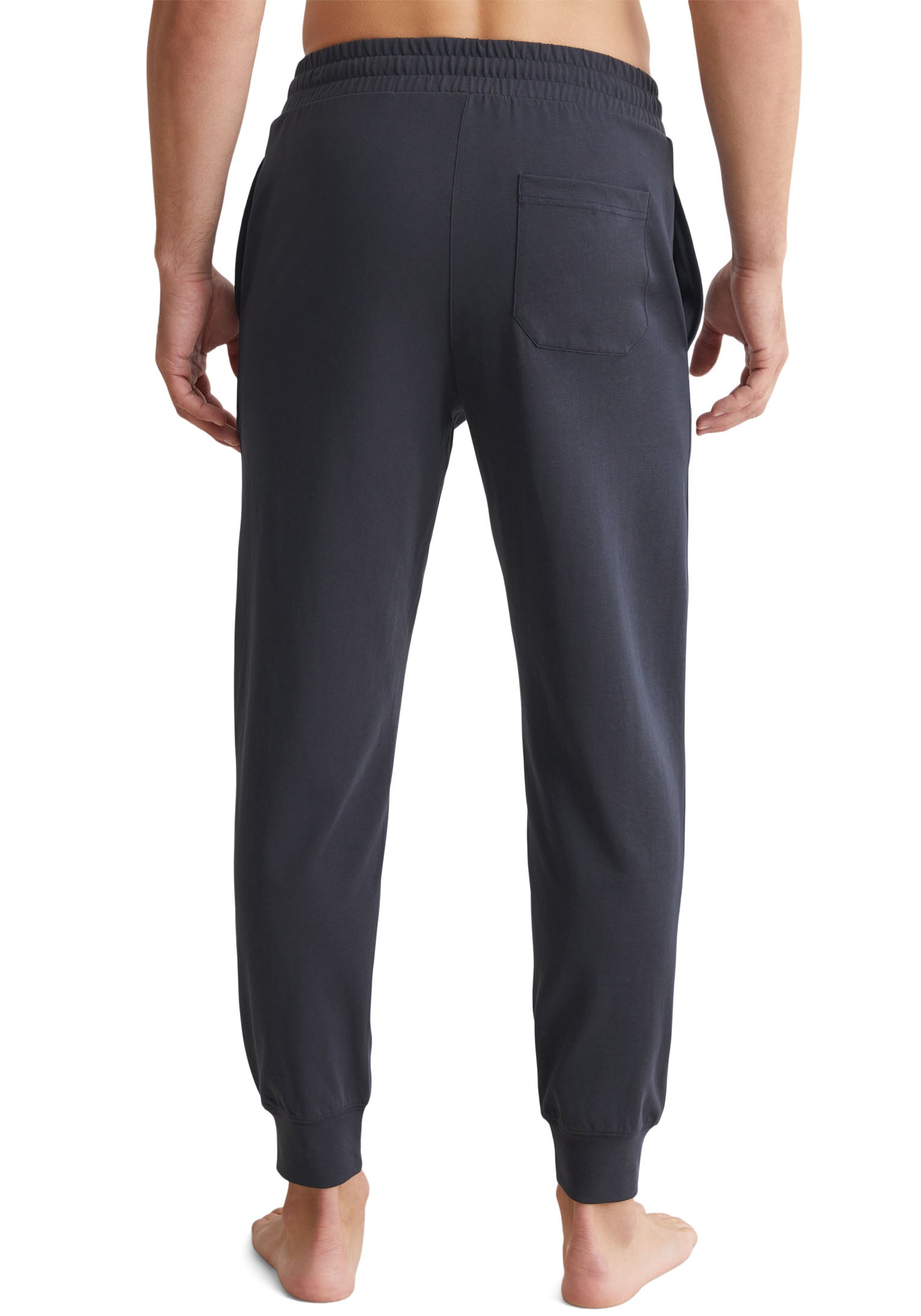 Marc O'Polo Pyjamahose »Heavy Jersey«, mit dezentem Logodruck