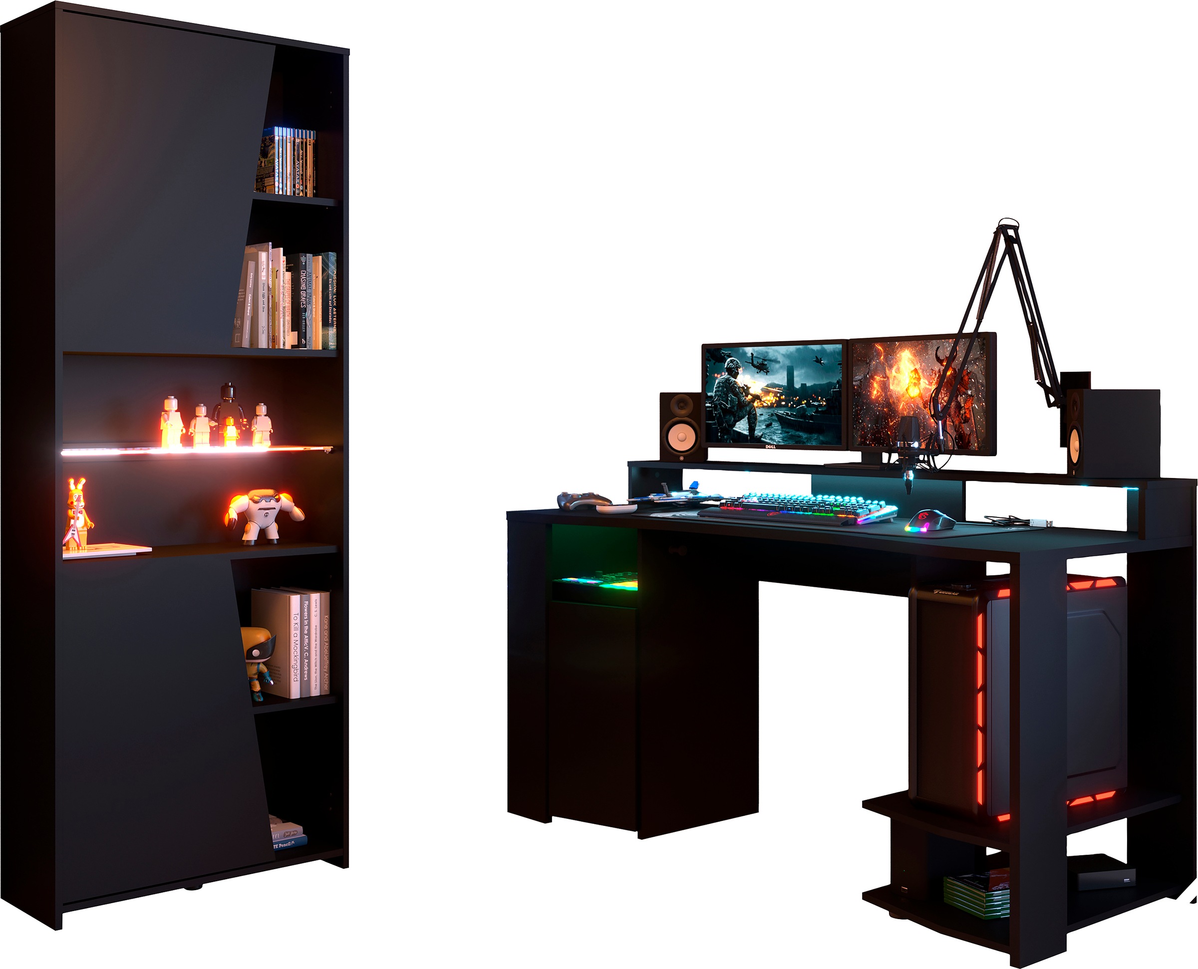 Jugendzimmer-Set »Gaming - Set«, (2 tlg.), Gaming-Set