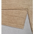 THEKO Wollteppich »Haltu Uni«, rechteckig, 17 mm Höhe, Handweb Teppich, reine Wolle, Uni-Farben, meliert, handgewebt