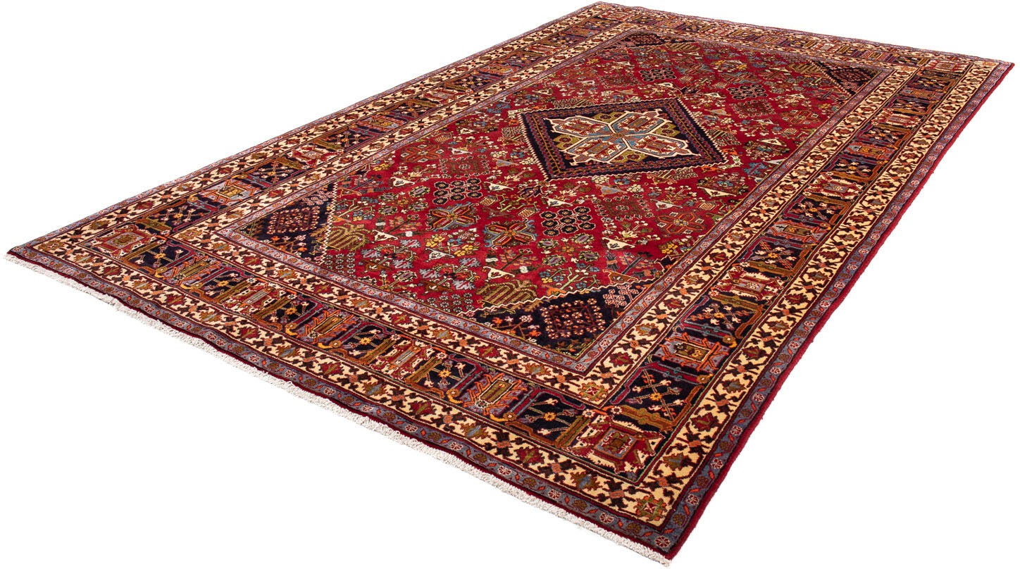 Image of morgenland Orientteppich »Perser - Nomadic - 323 x 203 cm - dunkelrot«, rechteckig, 10 mm Höhe, Wohnzimmer, Handgeknüpft, Einzelstück mit Zertifikat bei Ackermann Versand Schweiz