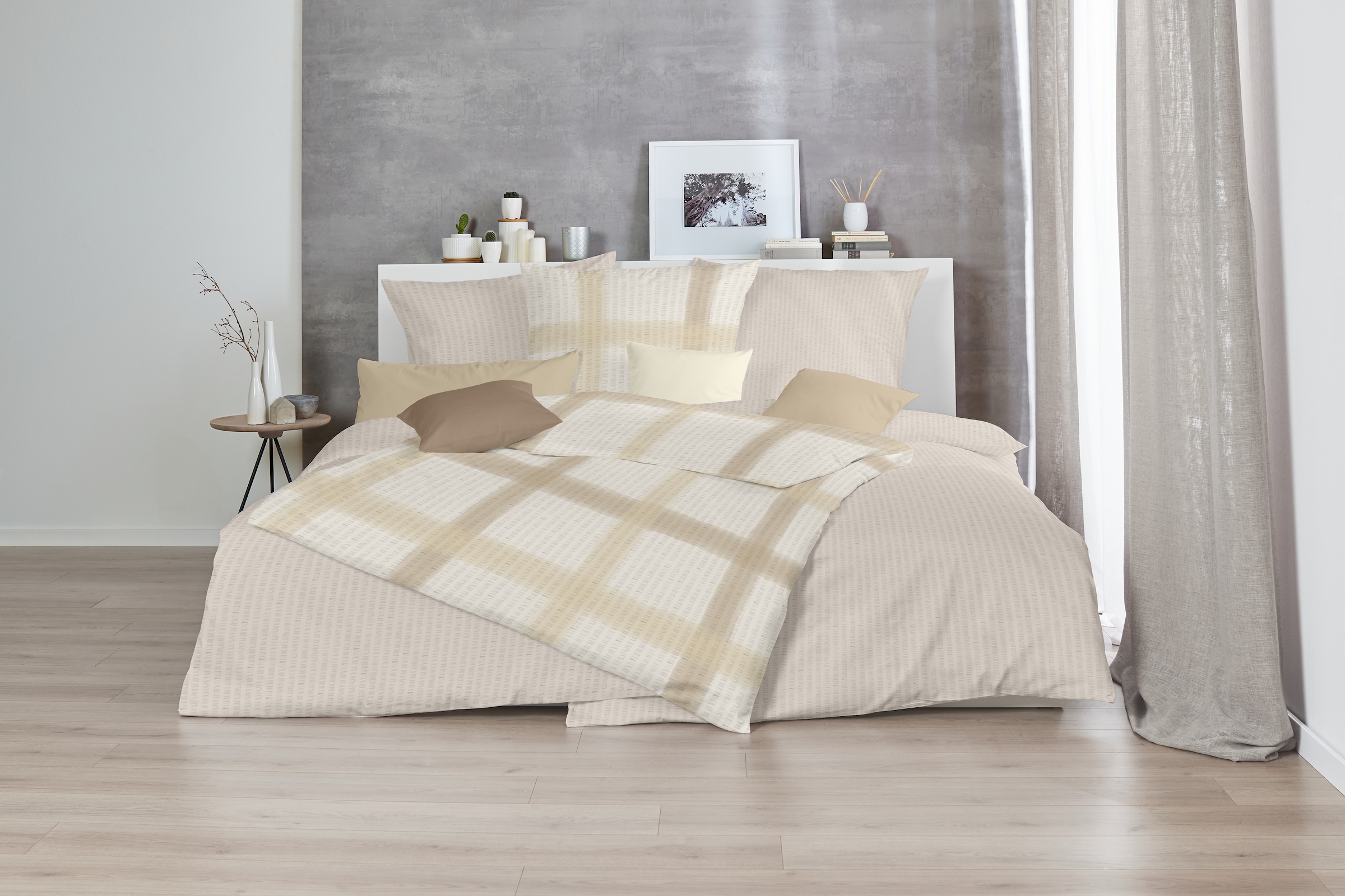 Primera Linge de lit »Soft-Seersucker-Bettwäsche Uni« 2