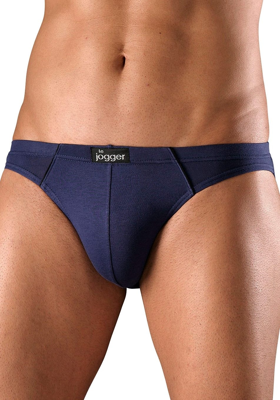 le jogger® Minislip, (Packung, 4 St.), knappe Form, schöne Farben mit kontrastfarbenen Pipings