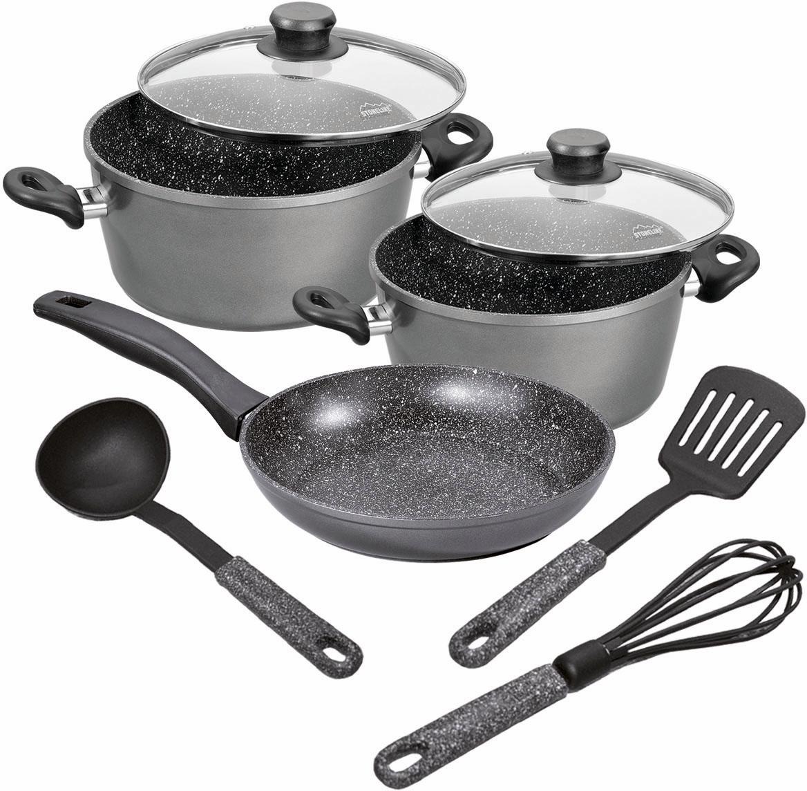 Image of STONELINE Topf-Set, Aluminium, (Set, 8 tlg.), Induktion bei Ackermann Versand Schweiz