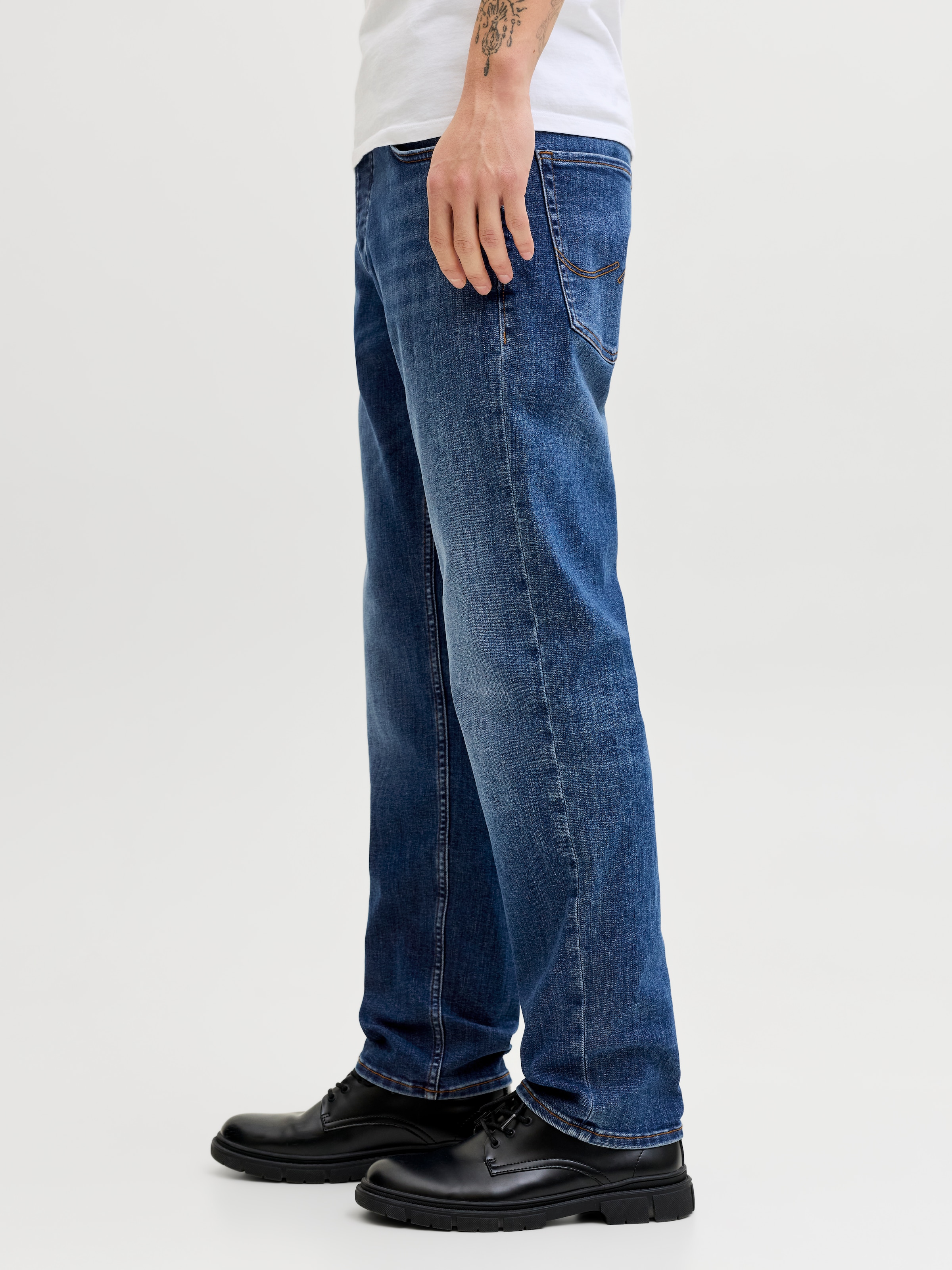 Jack & Jones Jeans taille basse »JJIMIKE JJORIGINAL ST 171 NOOS« mélange de coton, coupe comfort