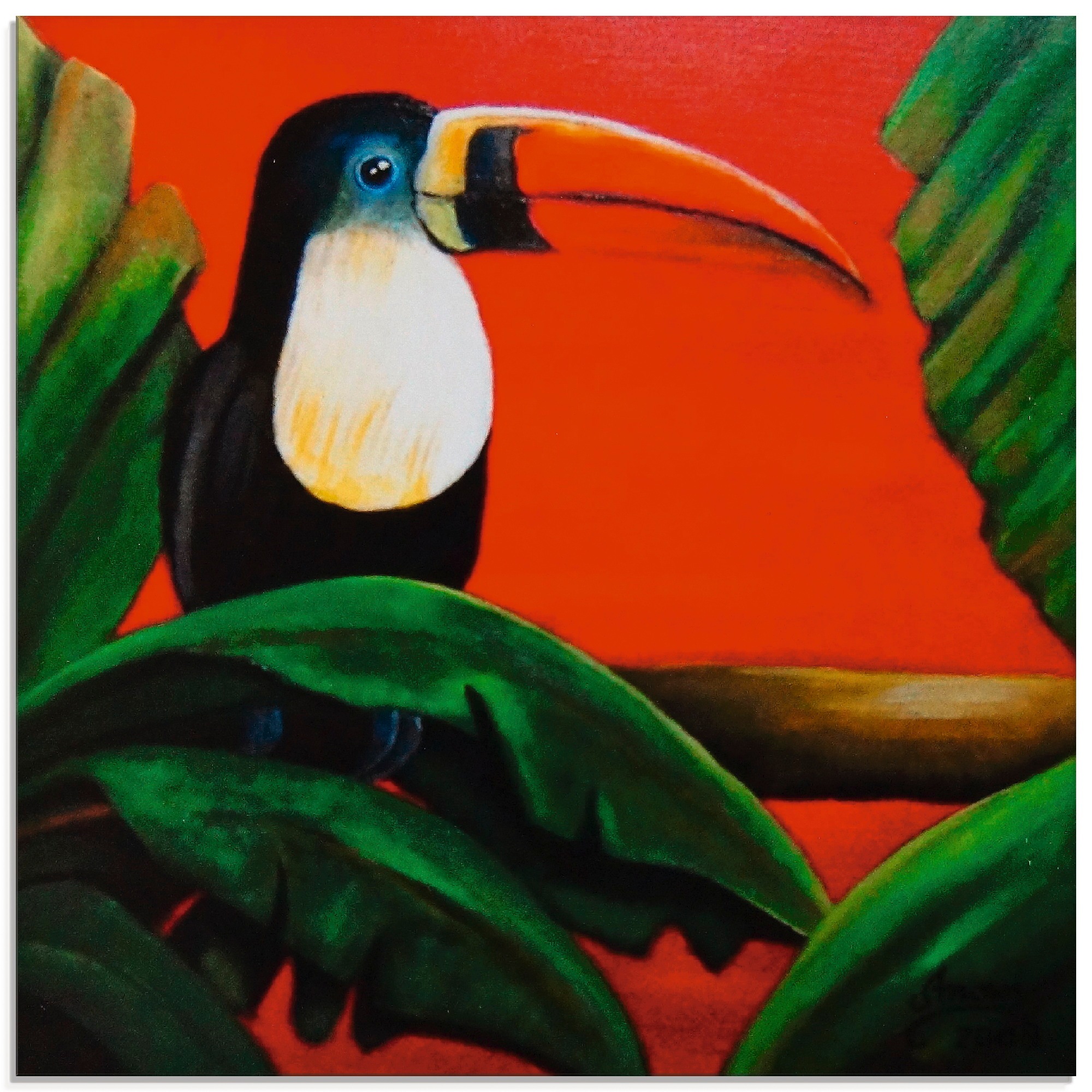 Image of Artland Glasbild »Tukan«, Vögel, (1 St.) bei Ackermann Versand Schweiz