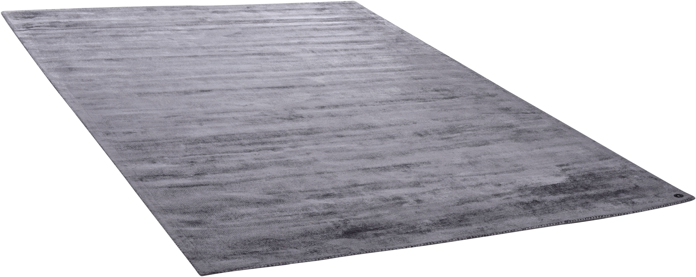 TOM TAILOR HOME Teppich »Shine uni«, rechteckig, 8 mm Höhe, Handweb Teppich, 100% Viskose, handgewebt, mit elegantem Schimmer