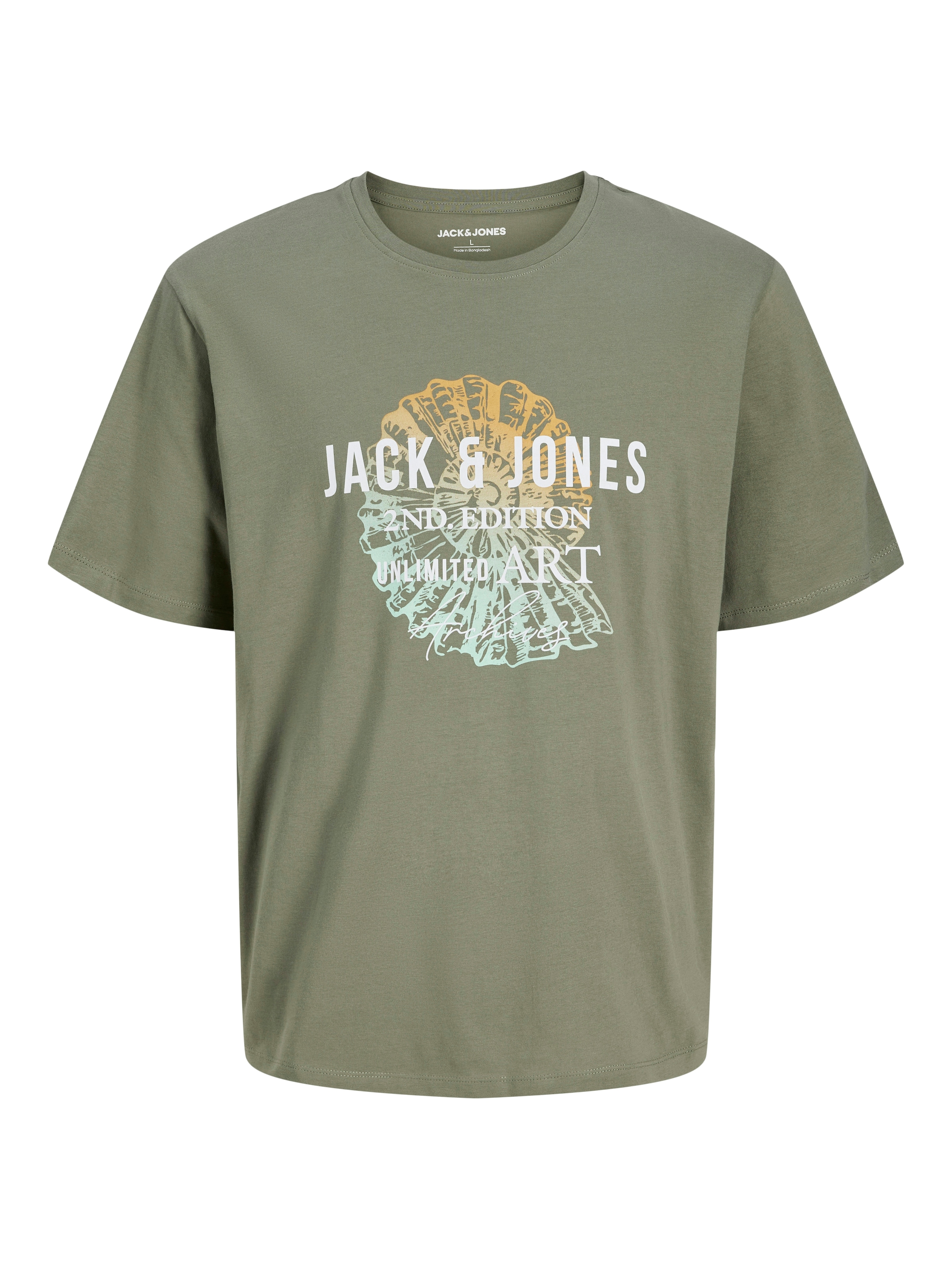 Jack & Jones Shirt à col rond »JJGRADIENT PRINT TEE SS CREW NECK«