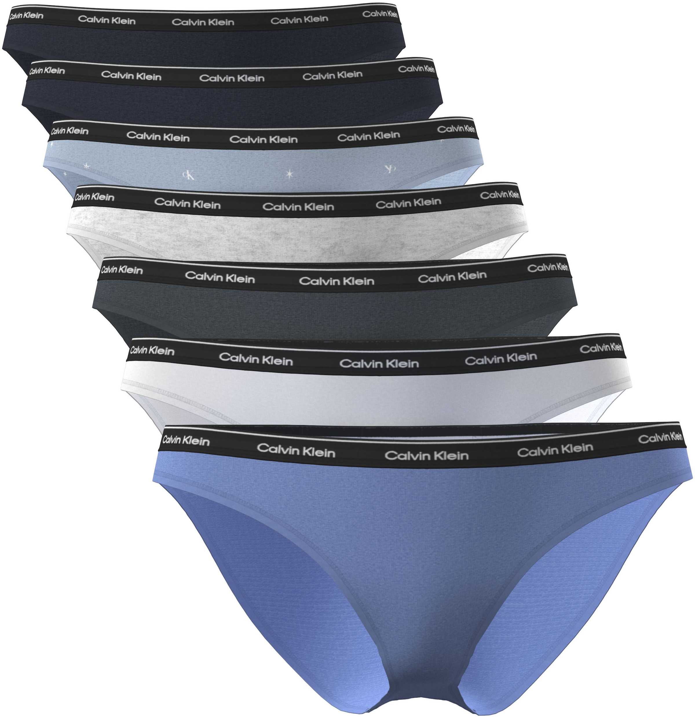 Calvin Klein Underwear Bikinislip »BIKINI 7PK« Packung, 7er-Pack,  Körpernahe Passform mit elastischem Bund