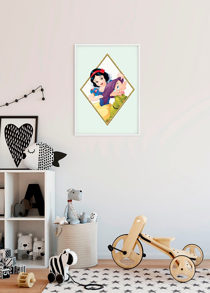 ♕ Komar Poster »Snow White & Dopey«, Disney, (Packung, 1 St., Anzahl Teile 1),  Kinderzimmer, Schlafzimmer, Wohnzimmer versandkostenfrei auf