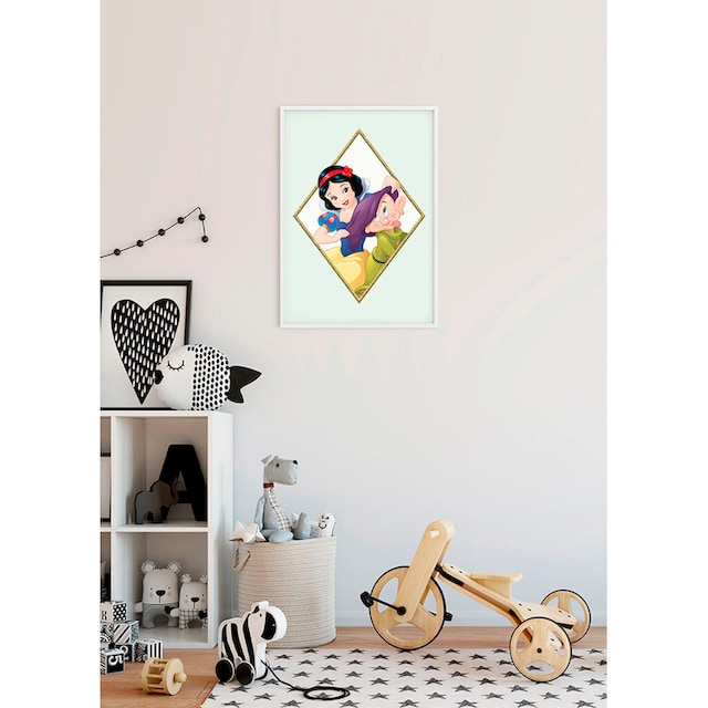 ♕ Komar Poster »Snow White & Dopey«, Disney, (Packung, 1 St., Anzahl Teile 1),  Kinderzimmer, Schlafzimmer, Wohnzimmer versandkostenfrei auf