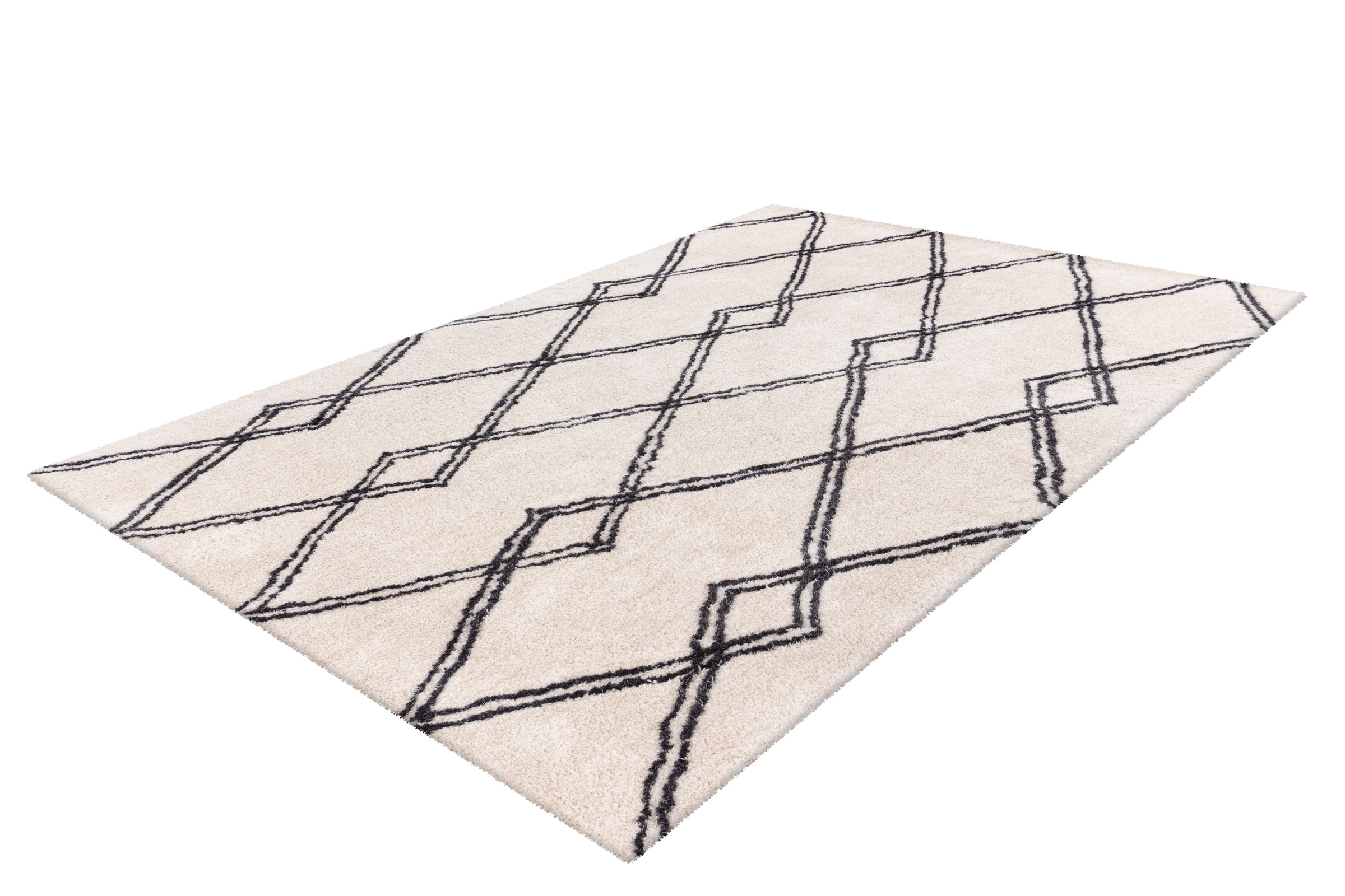 me gusta Teppich »Orlando 125«, rechteckig, 27 mm Höhe, Weicher Hochflorteppich, dezent gestaltet,Fussbodenheizung geeignet