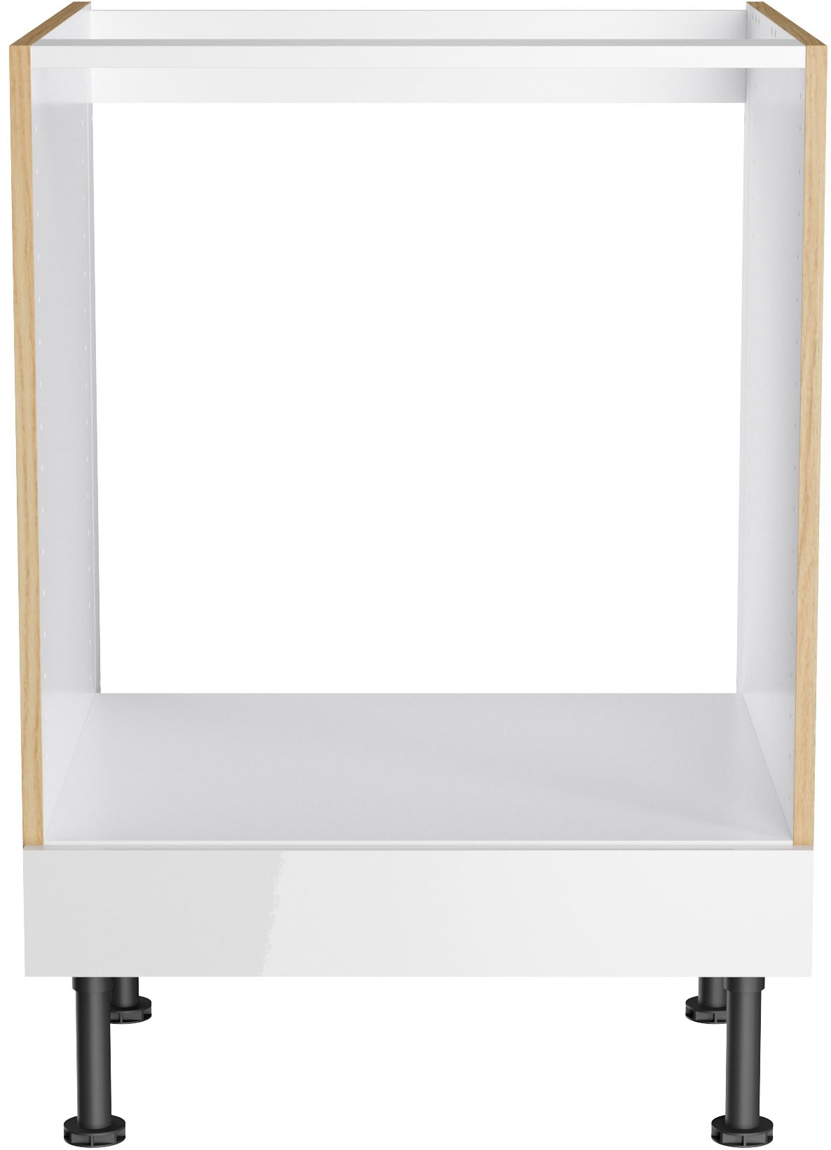 KOCHSTATION Herdumbauschrank "KS-Lucy" Breite 60 cm, 1 Blende, höhenverstellbare Füße