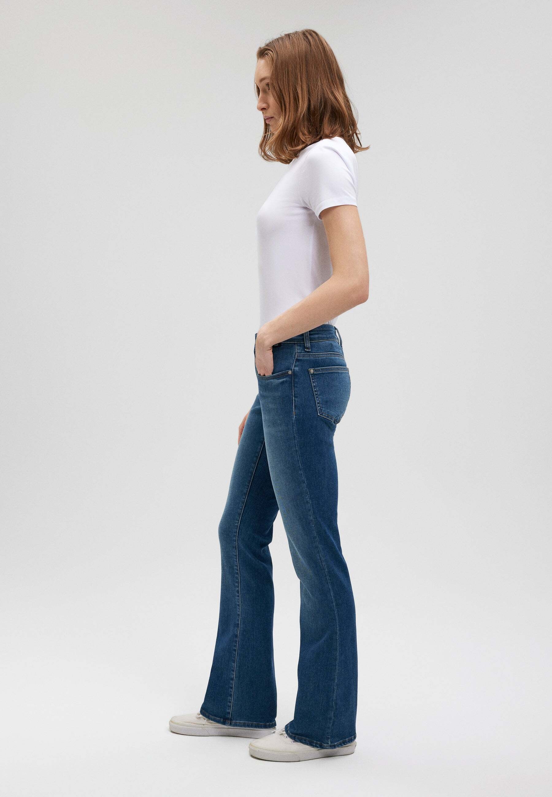 Mavi Bootcut-Jeans »Mavi Jeans Bella Mid-Rise«