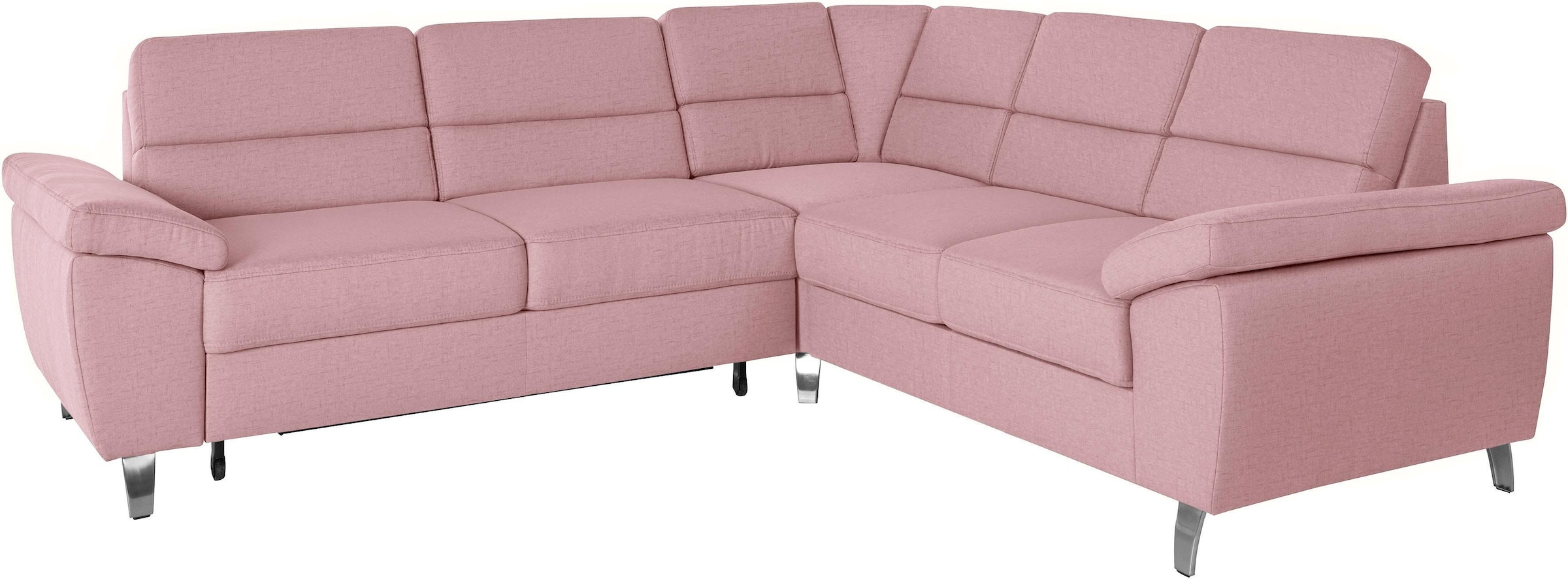 sit&more Ecksofa »Sorano L-Form«, wahlweise mit Bett- und Relaxfunktion, inkl. Bettkasten