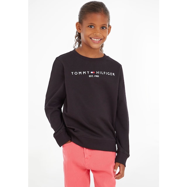 Modische Tommy Hilfiger Sweatshirt »ESSENTIAL SWEATSHIRT«, Kinder Kids  Junior MiniMe,für Jungen und Mädchen versandkostenfrei kaufen