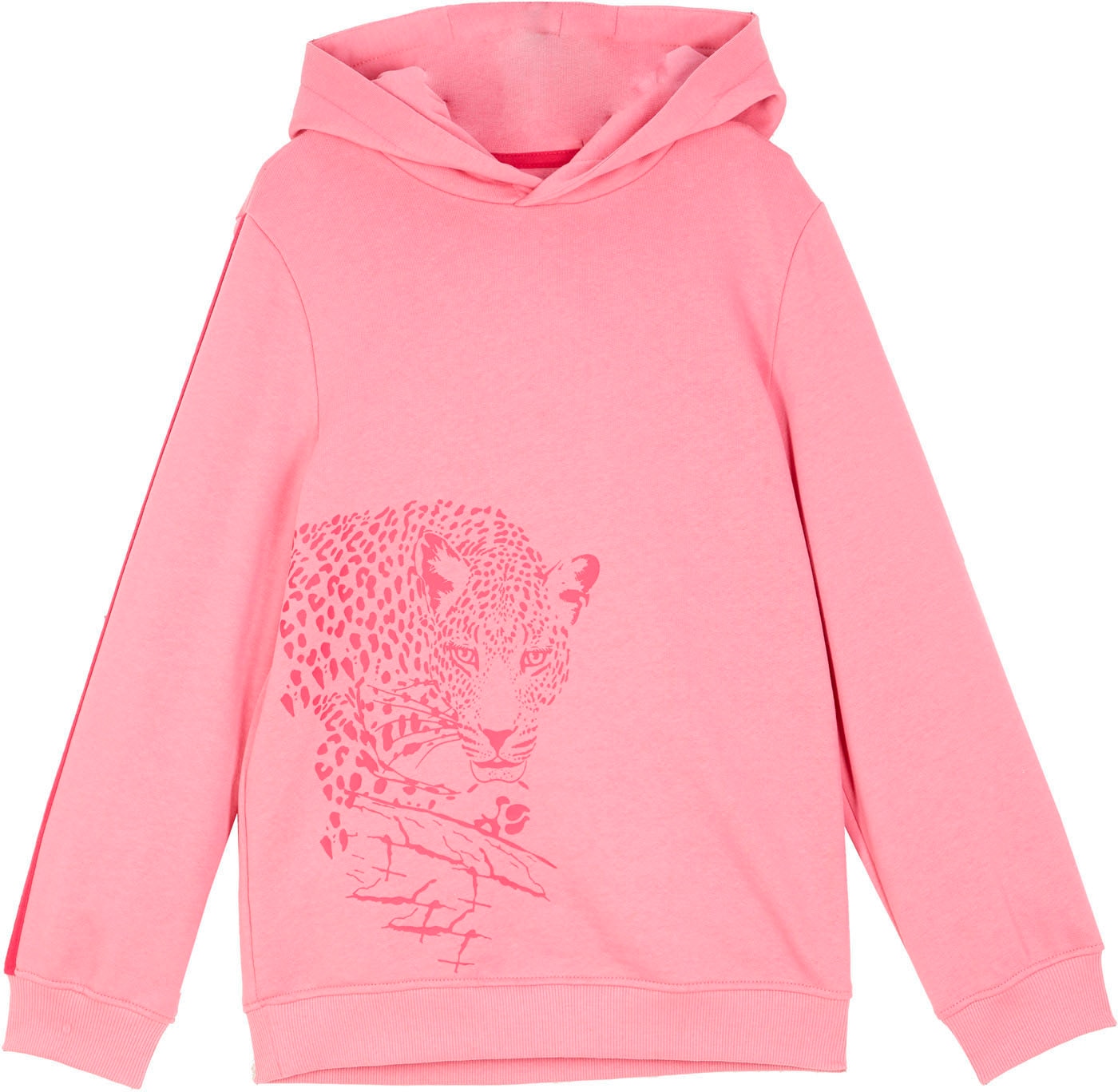 bonprix Sweat à capuche , Regular Fit, mit Tier-Motiv, aus Baumwolle, mit Print
