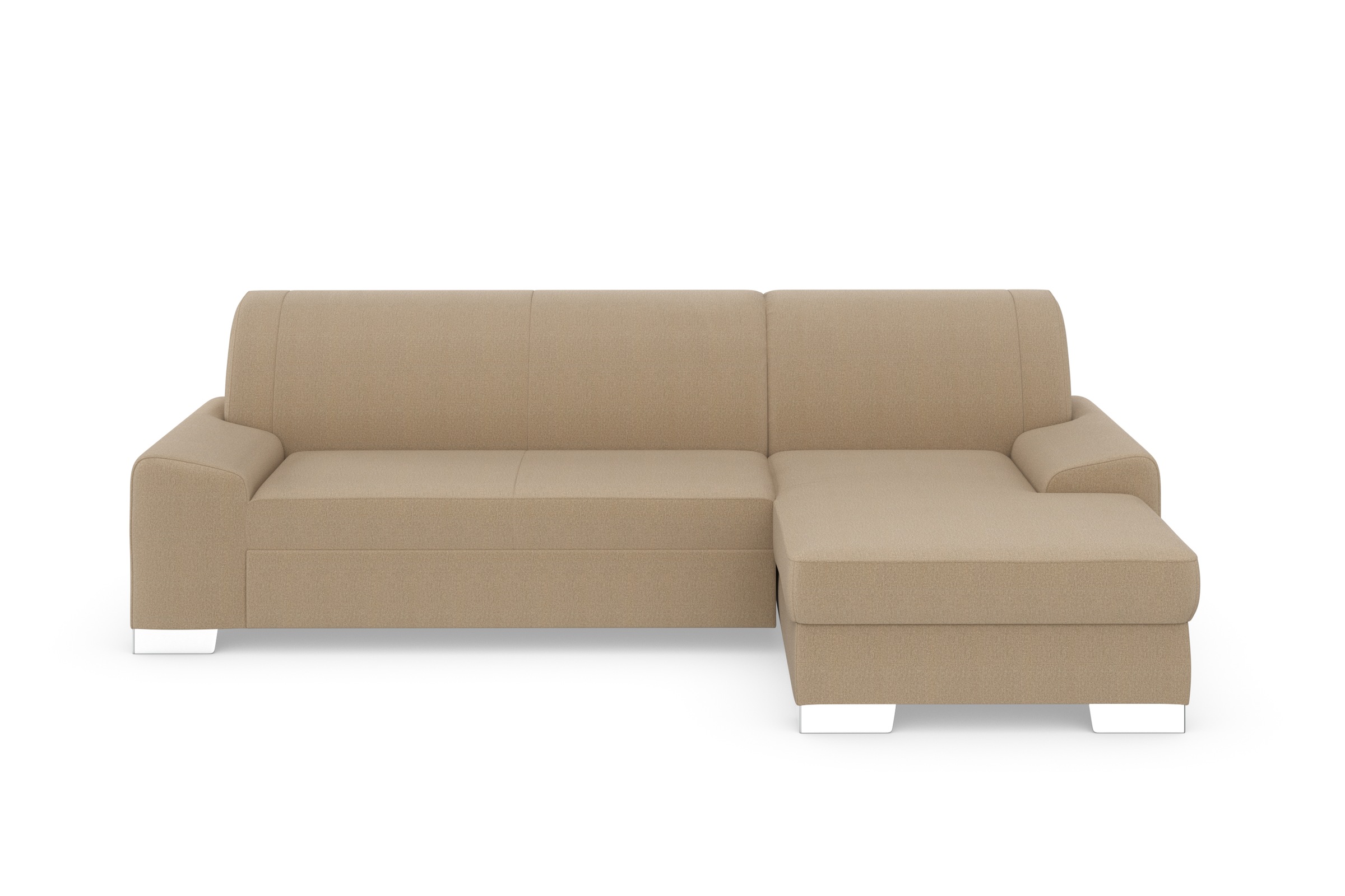 DOMO collection Ecksofa »Anzio L-Form«, wahlweise mit Bettfunktion und Federkern