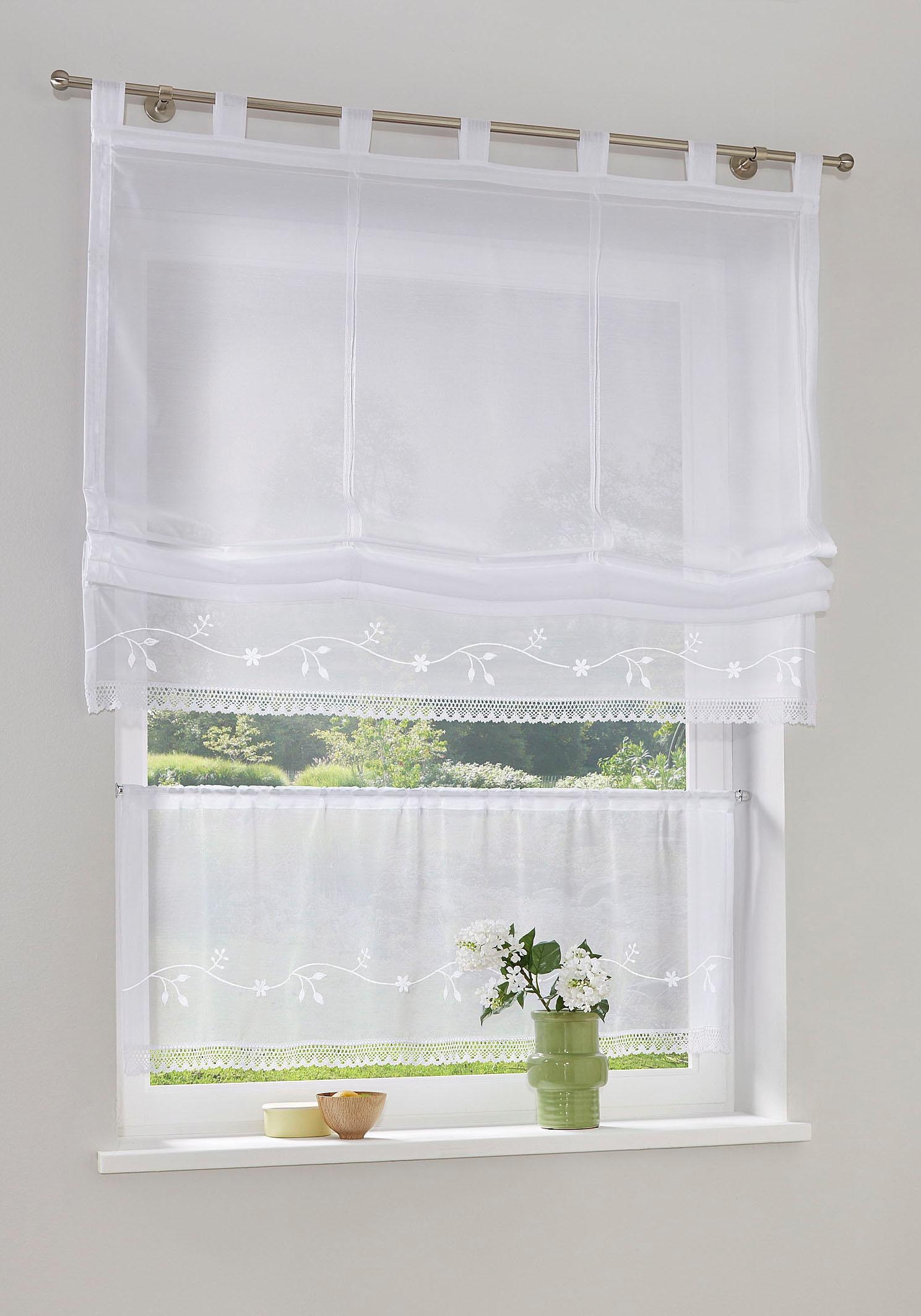 Image of GOODproduct Raffrollo "Idaho" mit Schlaufen Transparent, Voile, Polyester