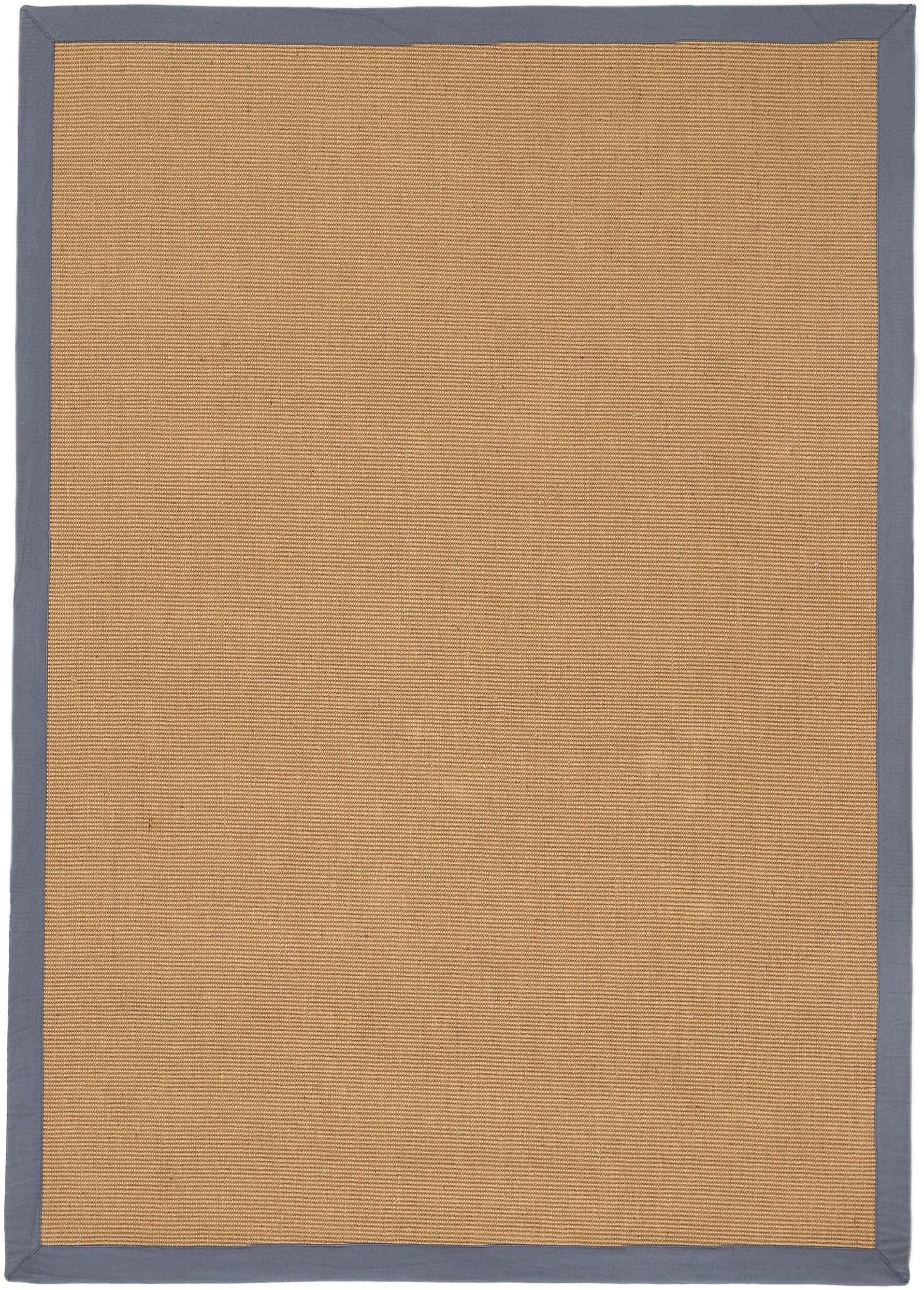 Sisalteppich »Sisal«, rechteckig, mit farbiger Bordüre, Anti Rutsch Rückseite