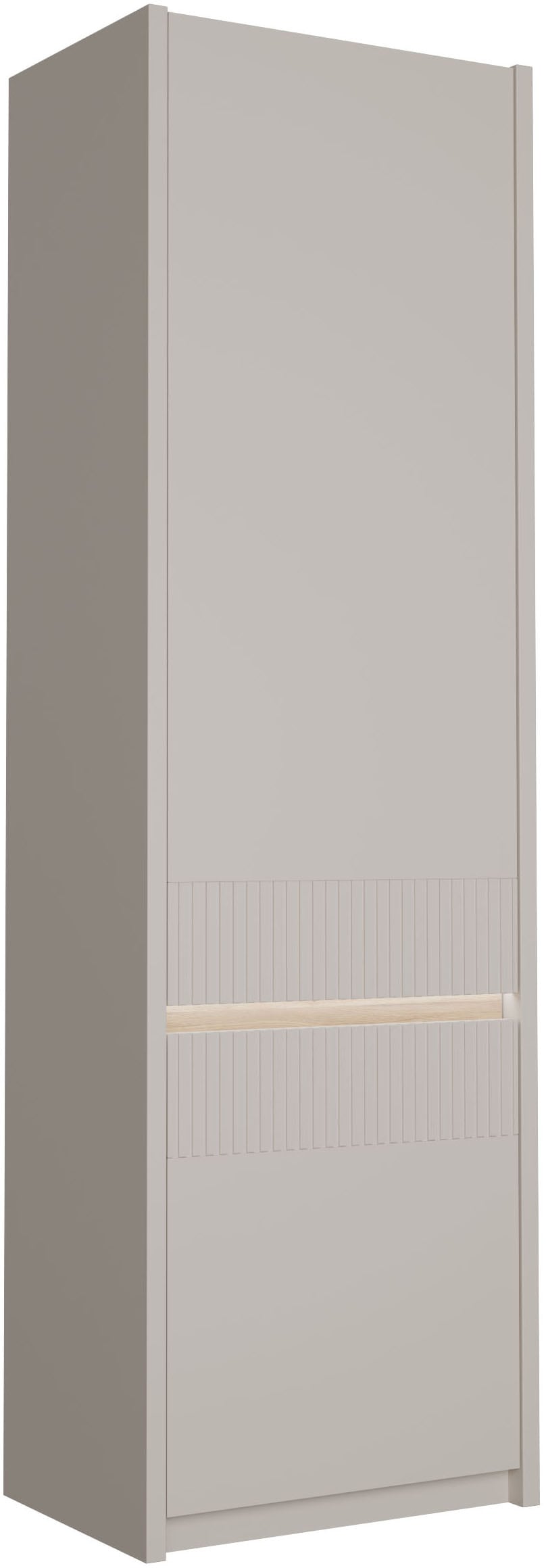 Image of FORTE Drehtürenschrank "Oak Squere" B/H/T 60,6/197,4/41,7 cm/ Softclose, inklusive Beleuchtung
