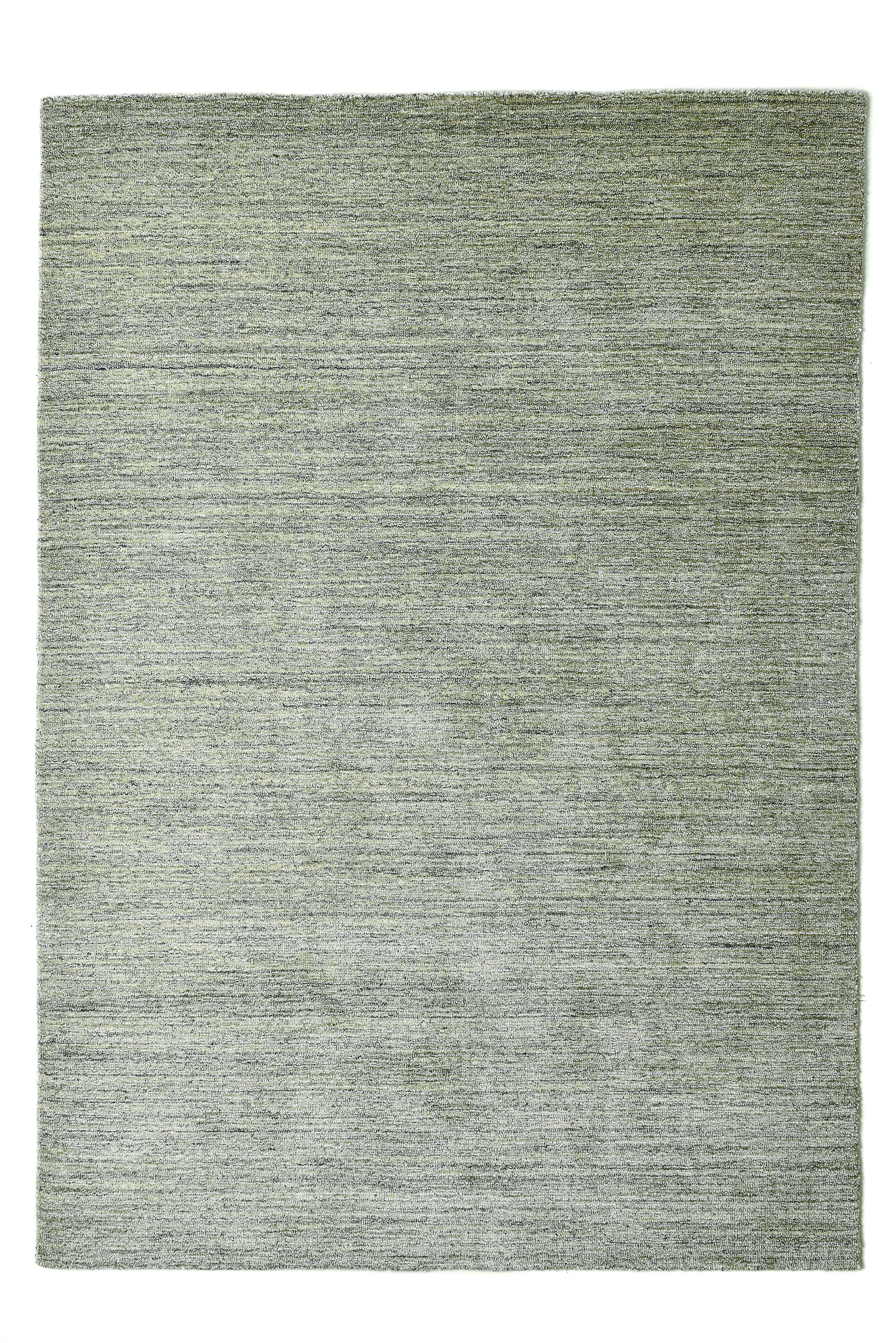 THEKO Teppich »San Diego« rechteckig 13 mm Höhe handgewebt, 60% Wolle, Knüpfoptik, meliert, leichter seidiger Glanz