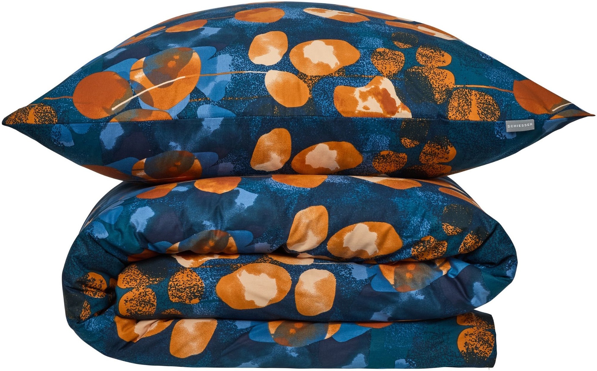 Image of Schiesser Bettwäsche "Maxima aus weicher Baumwolle mit floralem Muster" 2 Stk. OEKO-TEX MADE IN GREEN