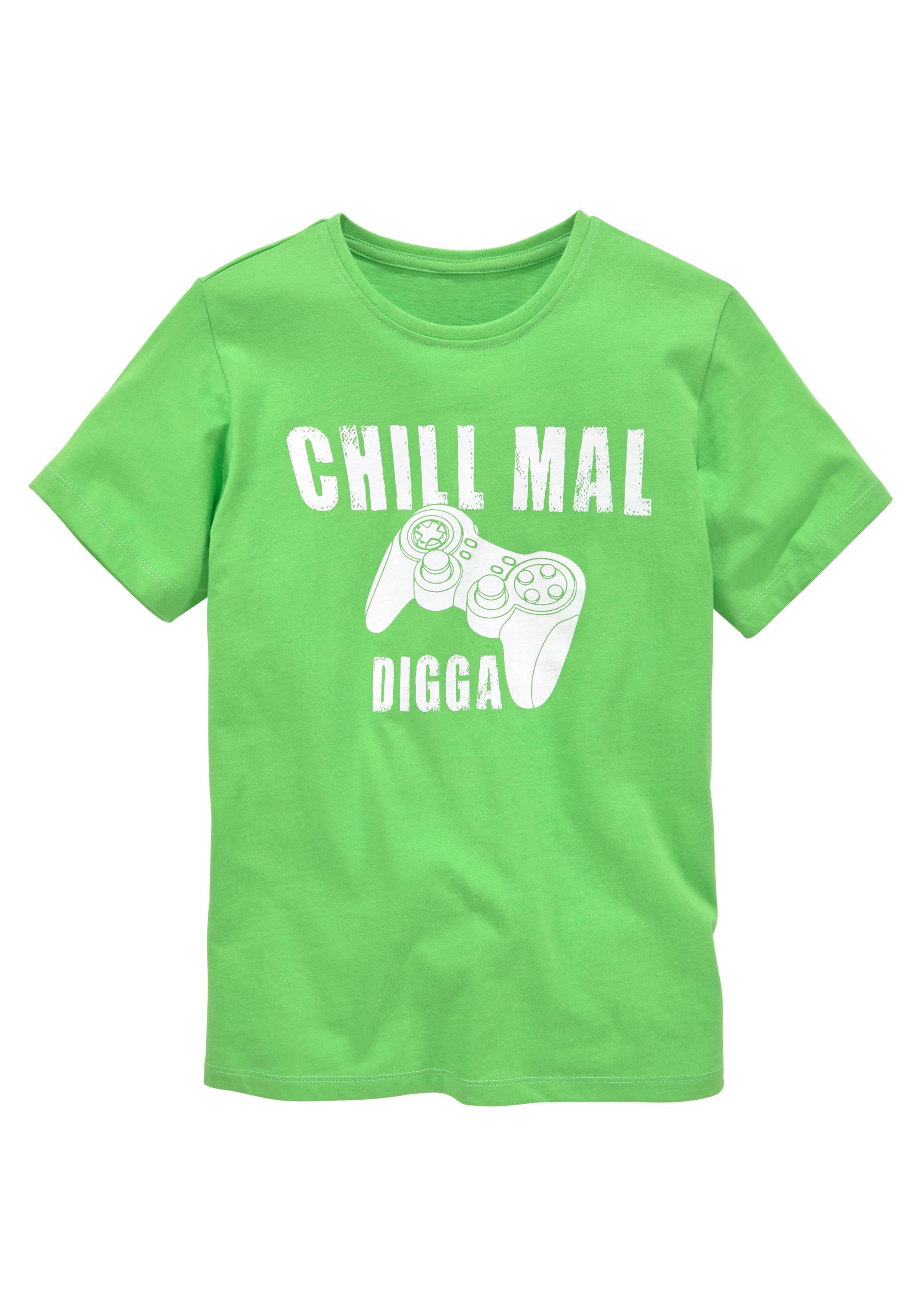 Spruch KIDSWORLD MAL«, Trendige T-Shirt bestellen »CHILL versandkostenfrei