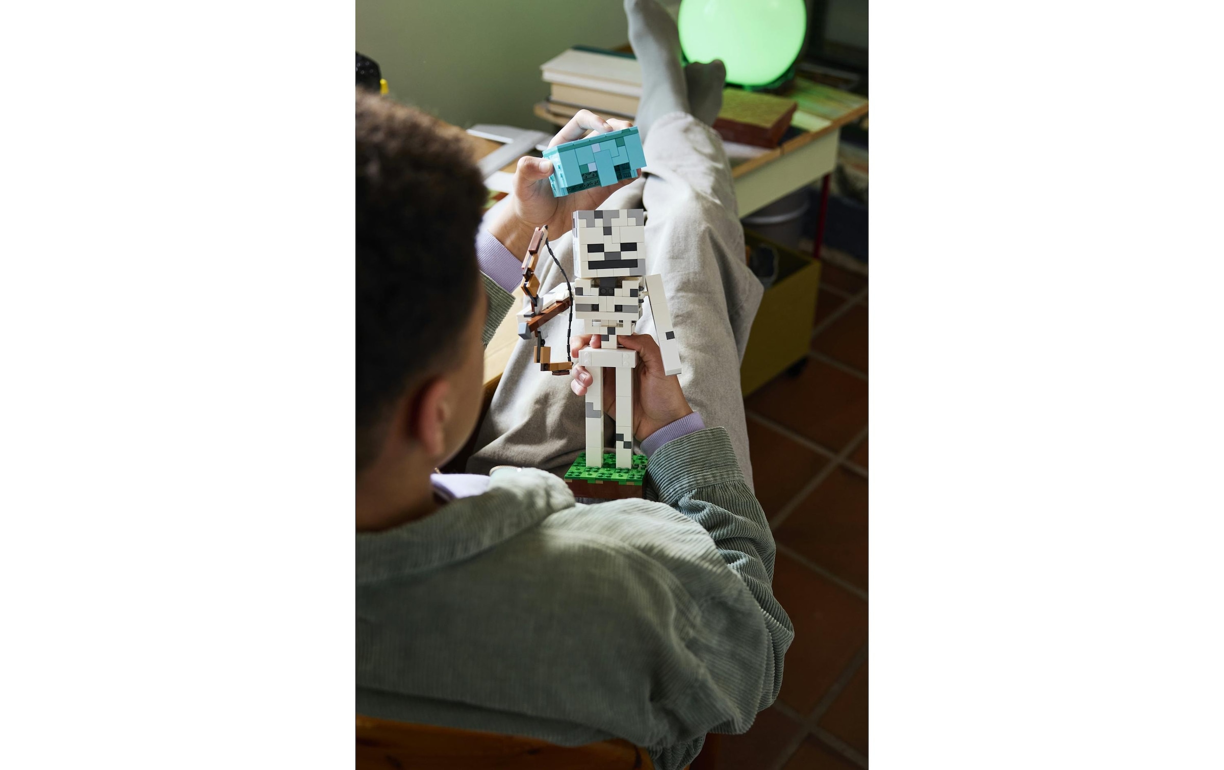 LEGO® Konstruktionsspielsteine »Das Skelett (21594), LEGO Minecraft« Made in Europe