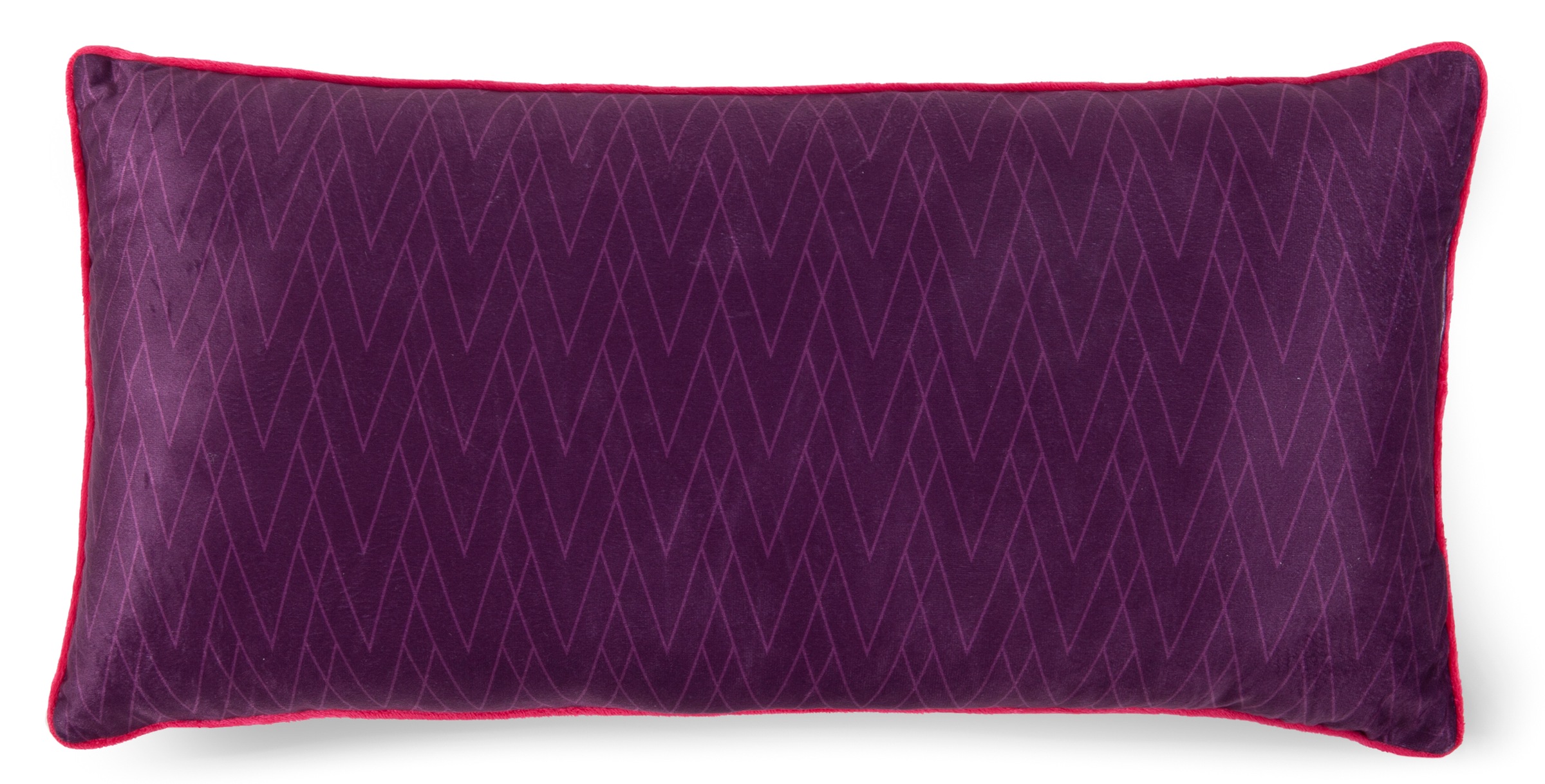 Descanso Dekokissen »Simone«, Mit Füllung, 1 Stück, Biese, 30x60, Wendeoptik, Weich, Blumen Bordeaux