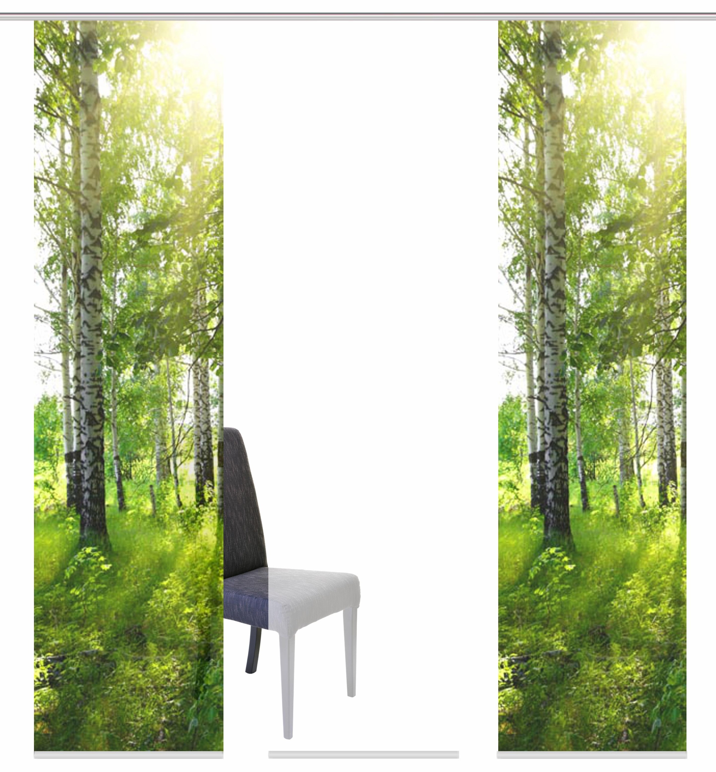 Image of HOME WOHNIDEEN Schiebegardine »GALWAY«, (3 St.), HxB: 245x60, inkl. Befestigungszubehör bei Ackermann Versand Schweiz