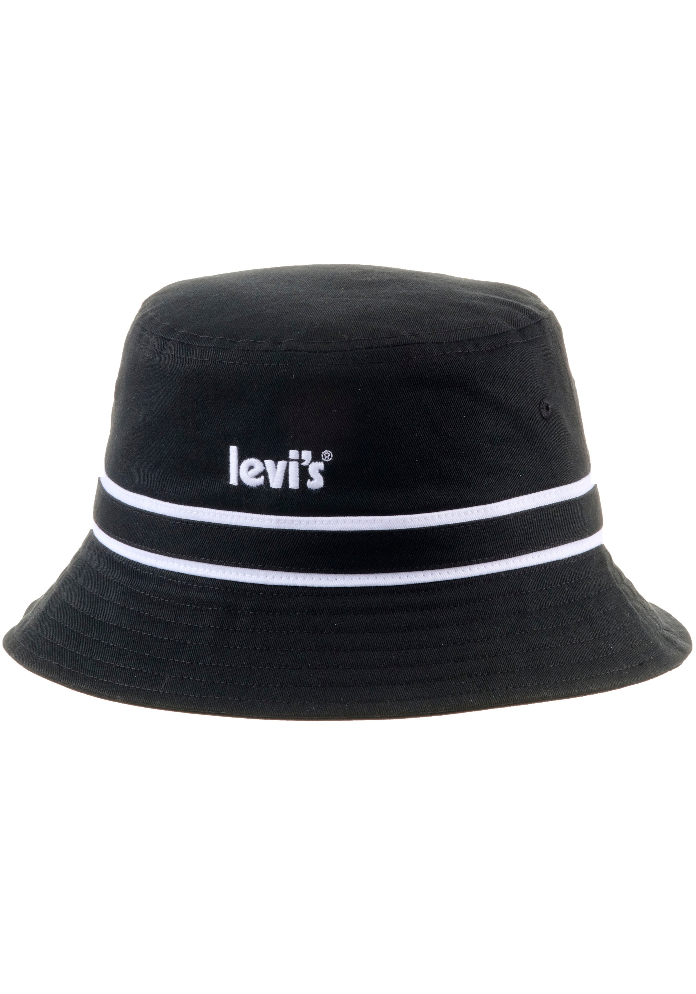 Entdecke Levi\'s® Fischerhut »LOGO St.), tragen Seiten (1 von - BUCKET zu Wendbar beiden HAT«, auf