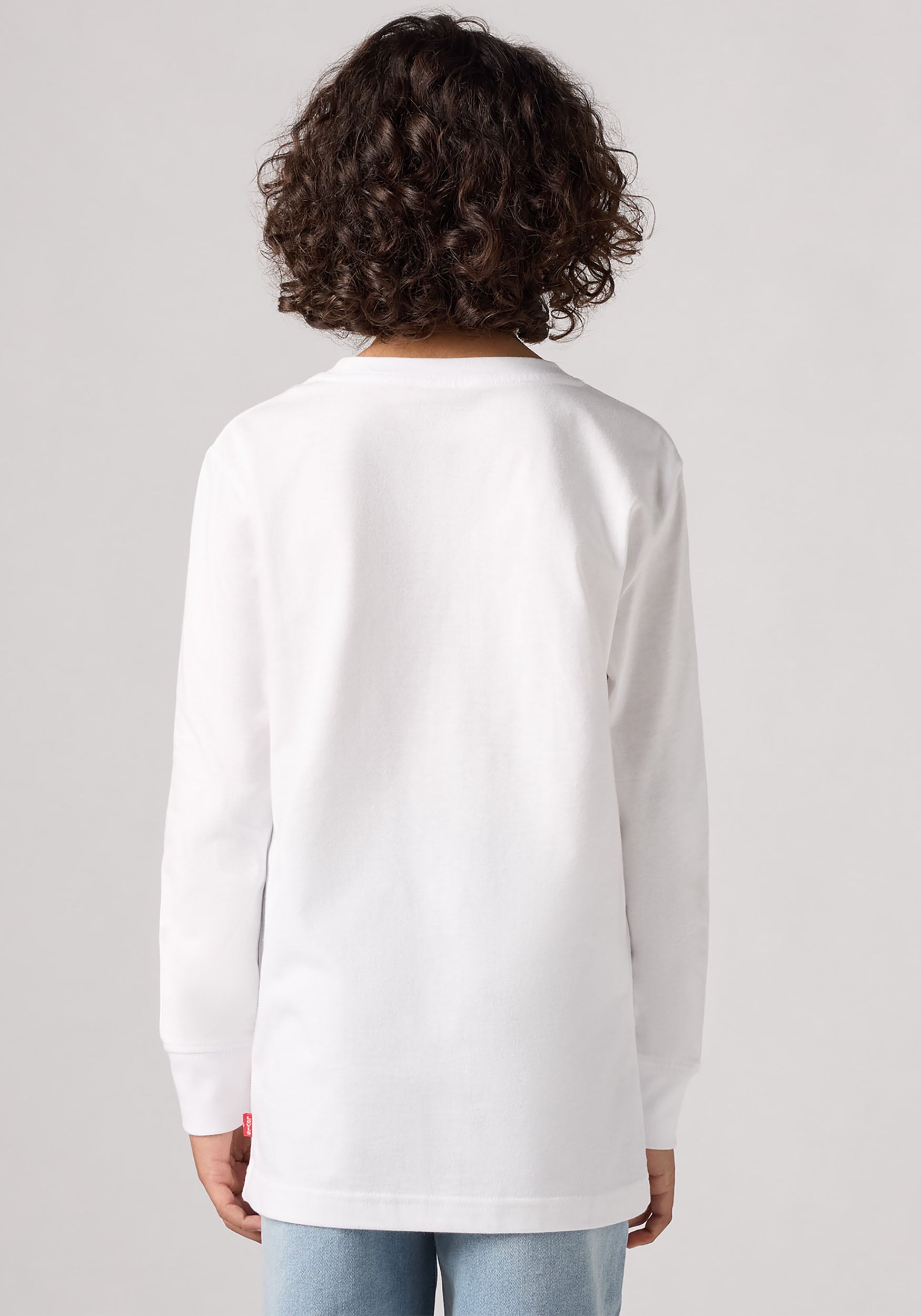 Levi's® Kids Langarmshirt »LVB ACADEMIC ADVENTURER LS TEE«, mit grossem Logoprint, aus Baumwolle - for Boys