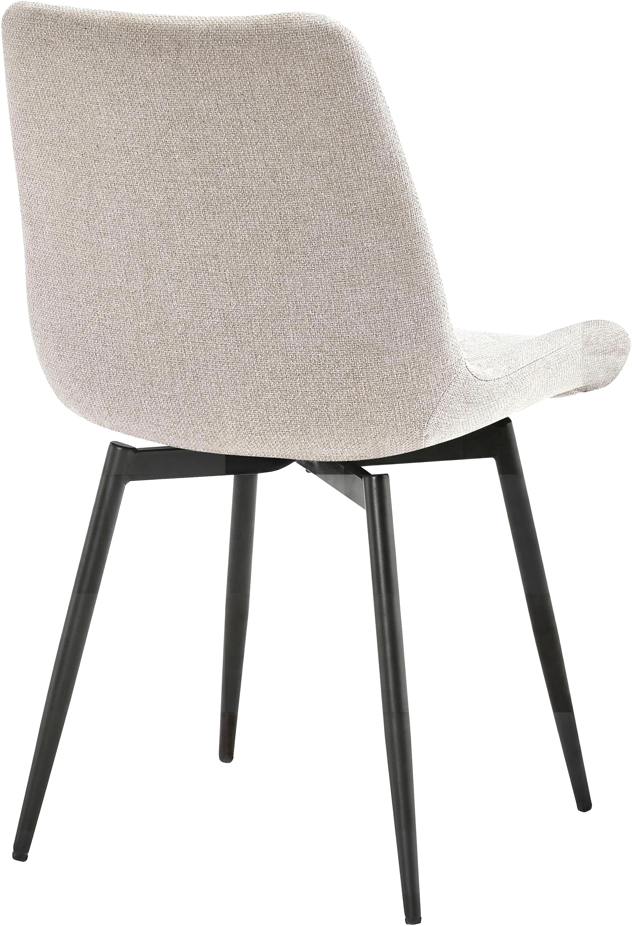 GOODproduct Esszimmerstuhl »Juniper, 2er-Set« () 2 Stk.Stuhl aus Webstoff mit moderner Rautensteppung und 360° Drehfunktion