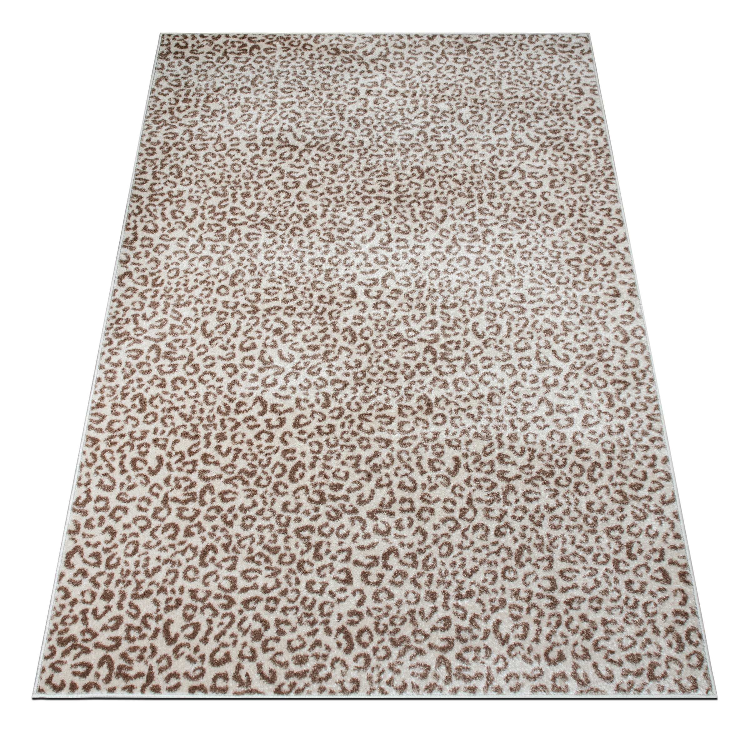 GOODproduct Tapis »Fynna, Leoparden-Muster, Animal Print, modern« Rectangulaire 9 mm Höhe Léopard, peluche très douce, salon, chambre, salle à manger