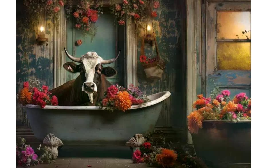 Ravensburger Puzzle »The cow in the bathtub 1000 Teile«