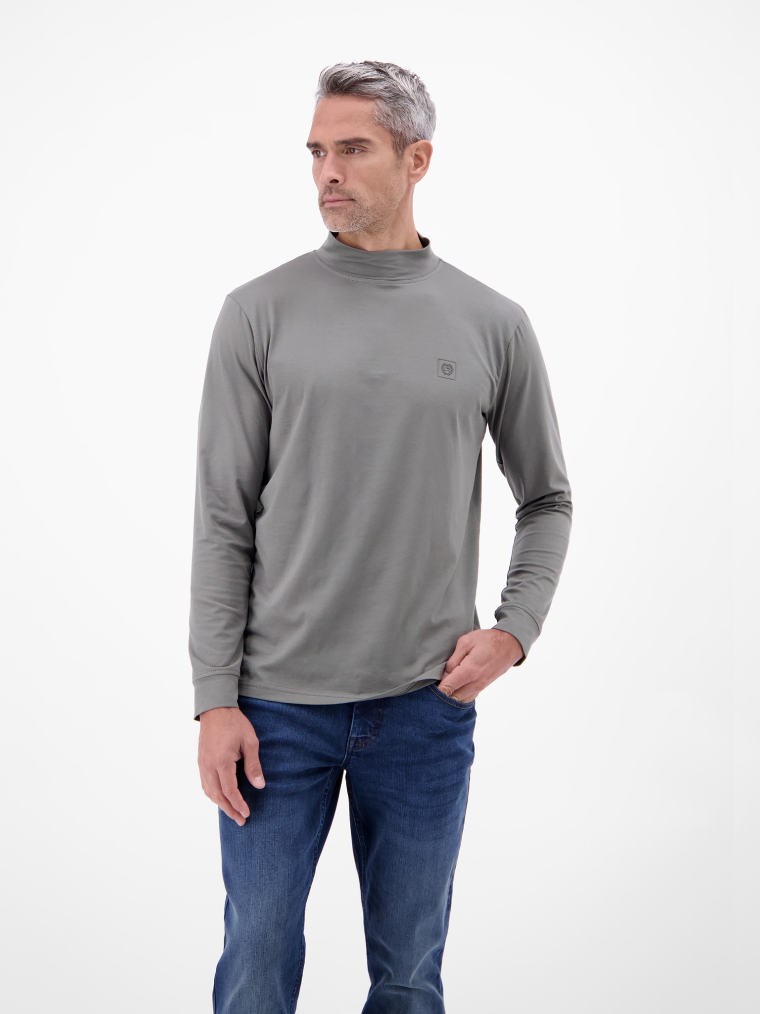 Image of LERROS Rollkragenshirt langarm, mit Stretch