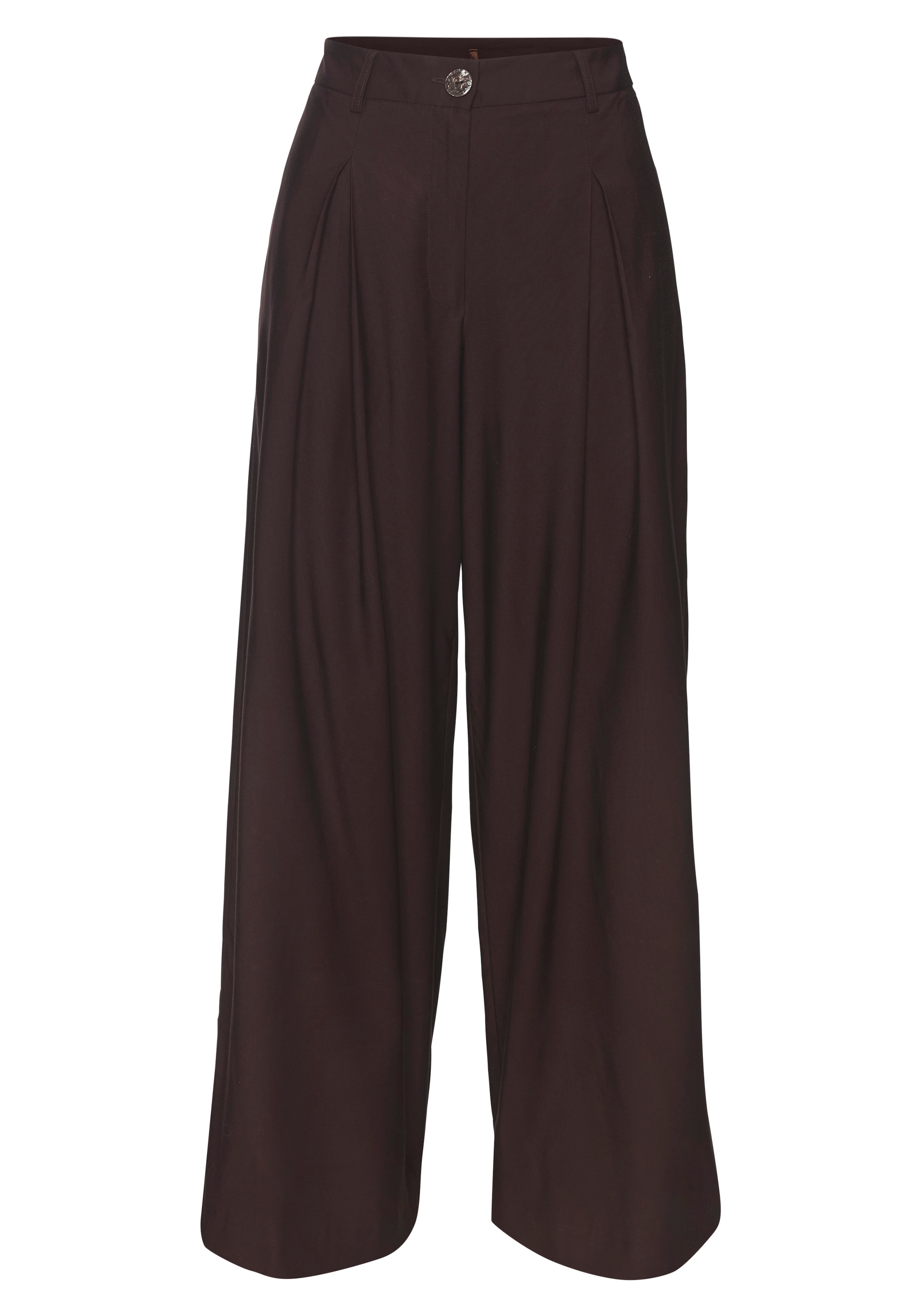 French Connection Pantalon à pinces »mit luftig-weitem Bein«  en tissu léger tissé avec viscose, pantalon d'été, style casual-chic