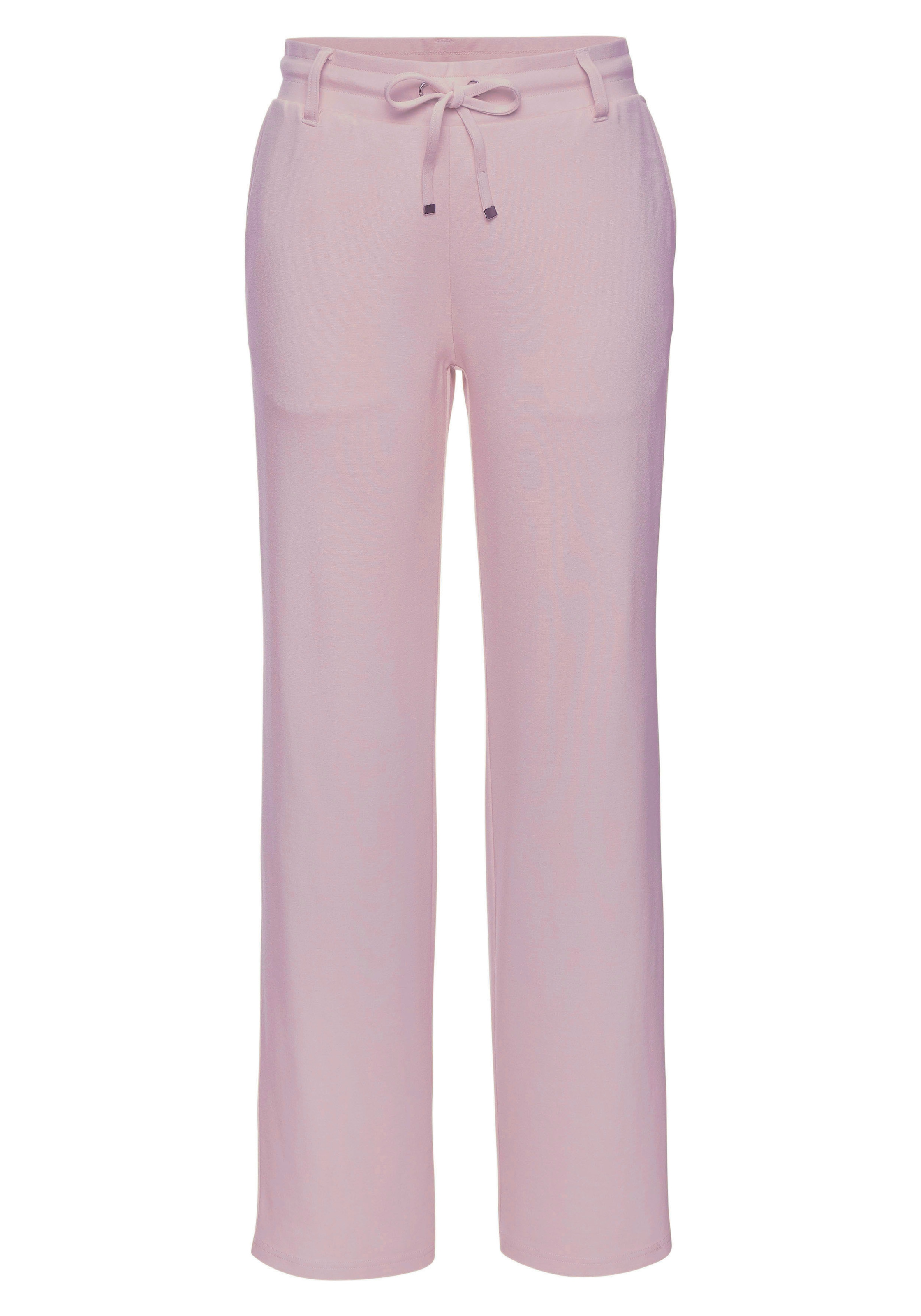 LASCANA Homewearhose, in weich fliessendem Material, Loungewear