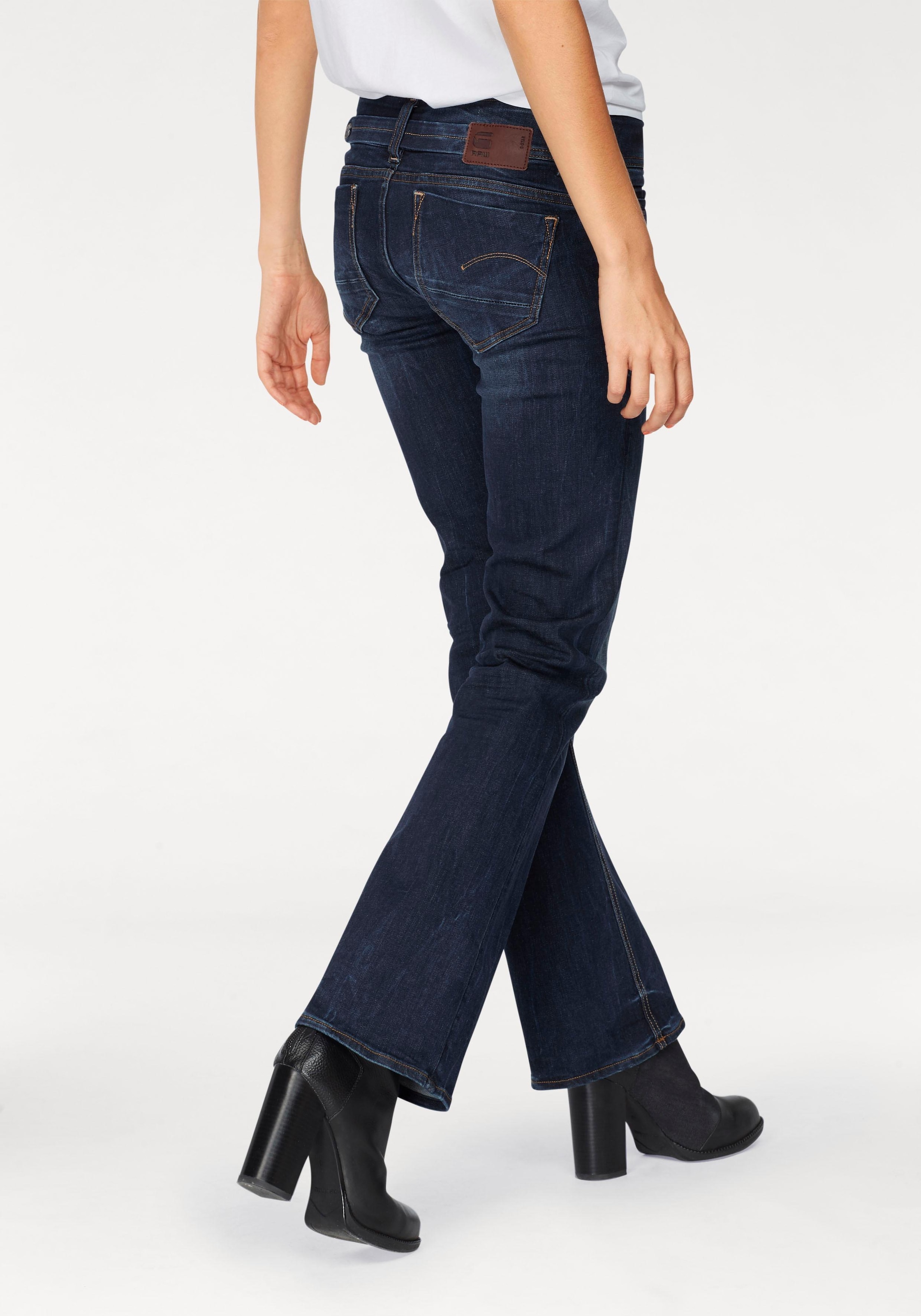 G-Star RAW Bootcut-Jeans »Midge Saddle Mid Bootleg«