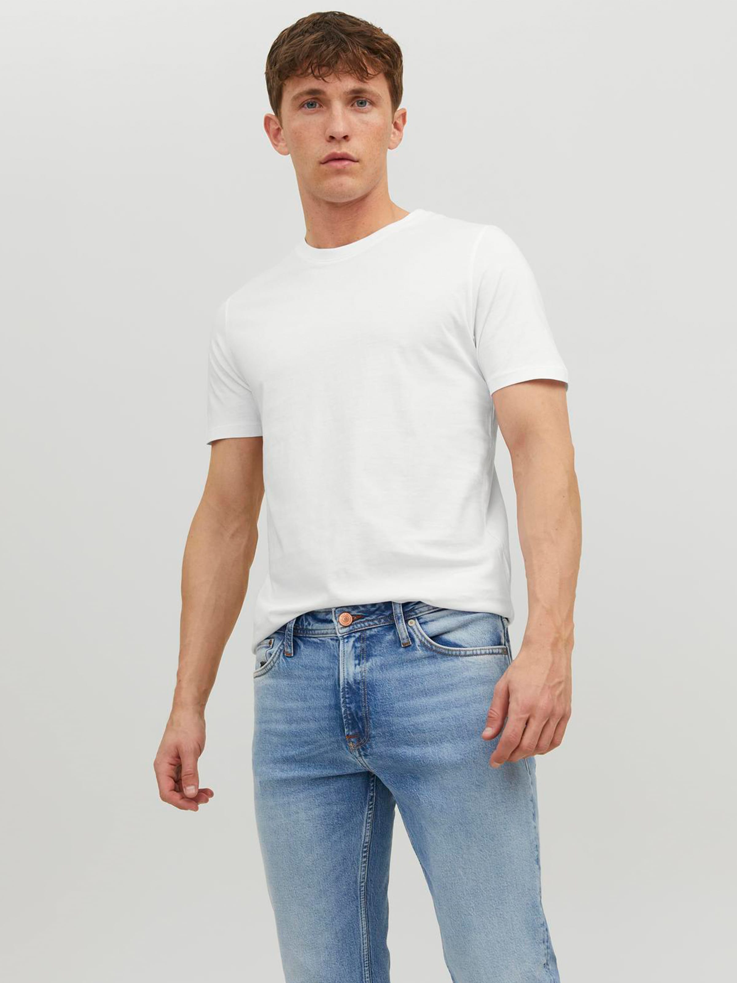 Jack & Jones Shirt à col rond »JJEORGANIC BASIC TEE SS O-NECK NOOS«