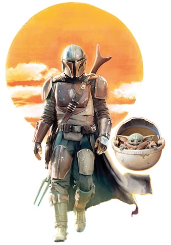 Wandbild »Mandalorian The Child Family Trip«, Disney-Star Wars, (1 St.)