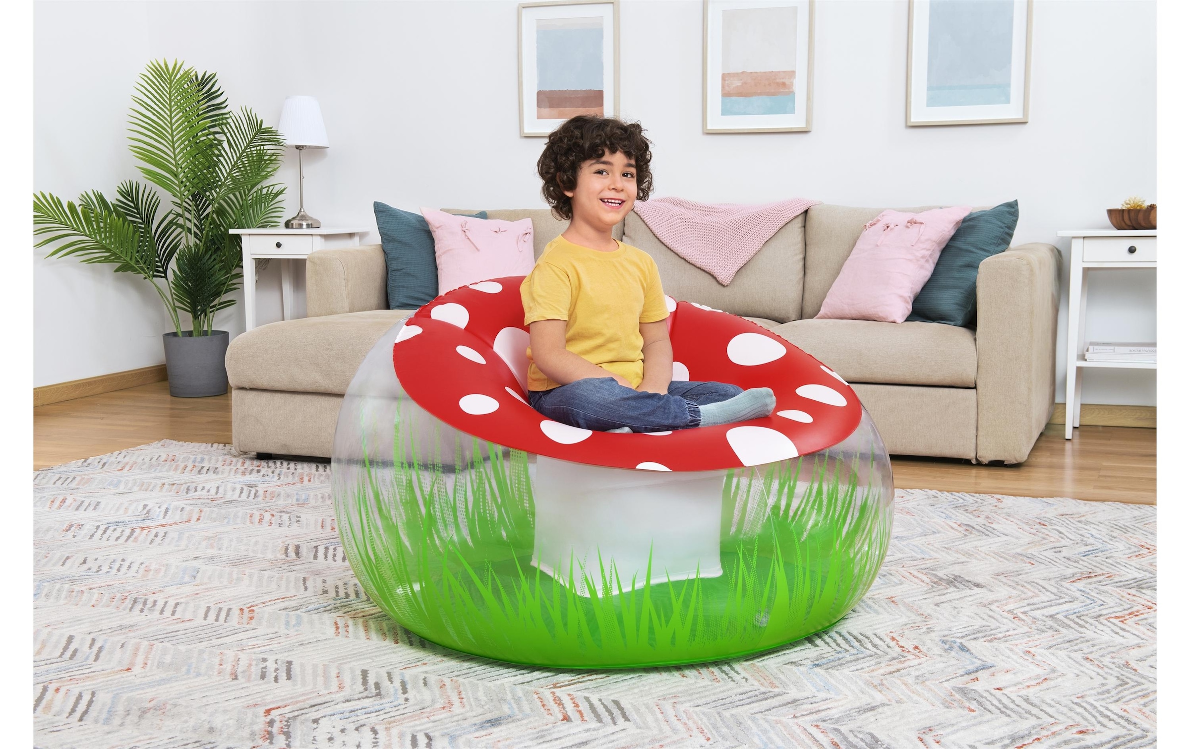 Bestway Luftsessel »Fliegenpilz 112 x 112 cm«