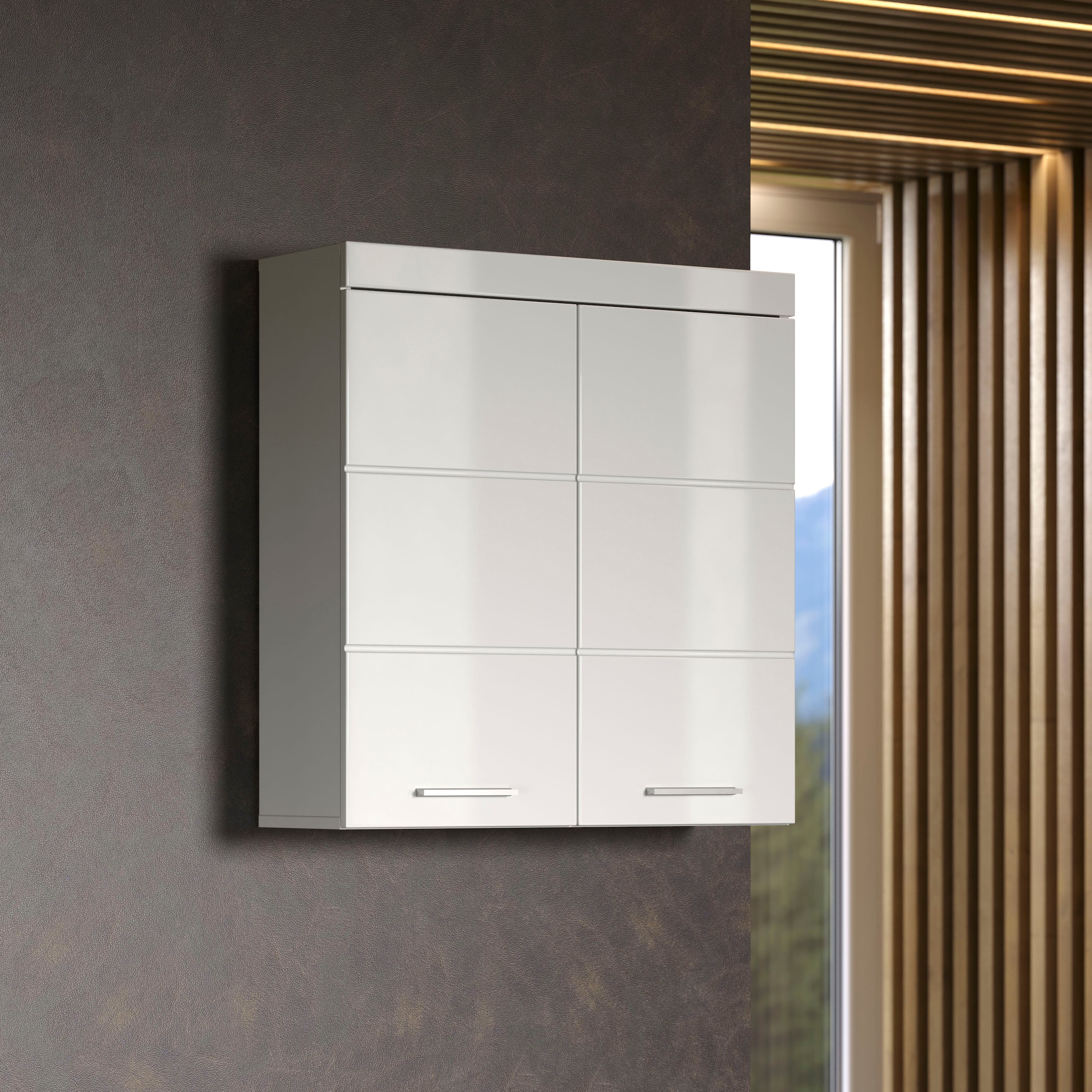 welltime Hängeschrank »Avena« Badschrank mit 1 Tür & 1 Boden - (B/T/H) 37/23/77 cm