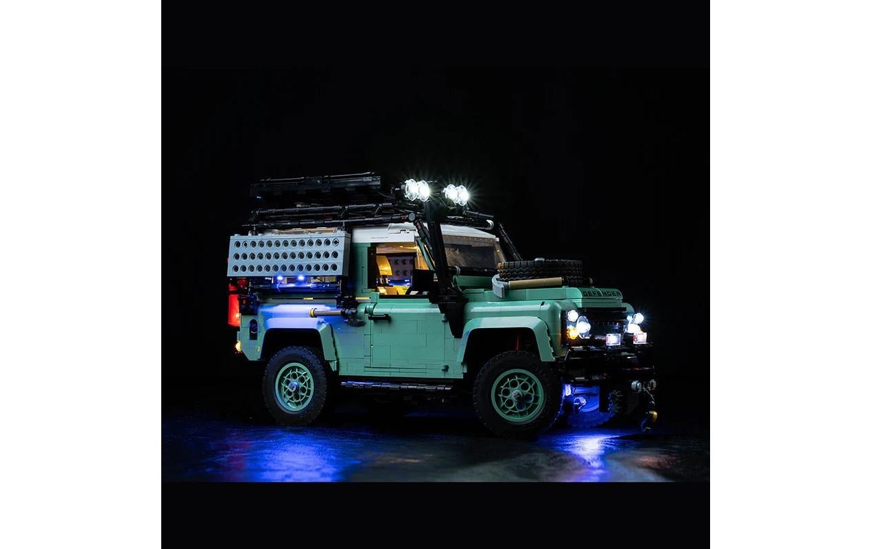 Image of Steinbaukasten "BrickBling LED-Licht-Set für LEGO Land Rover Defender 90 -10317"