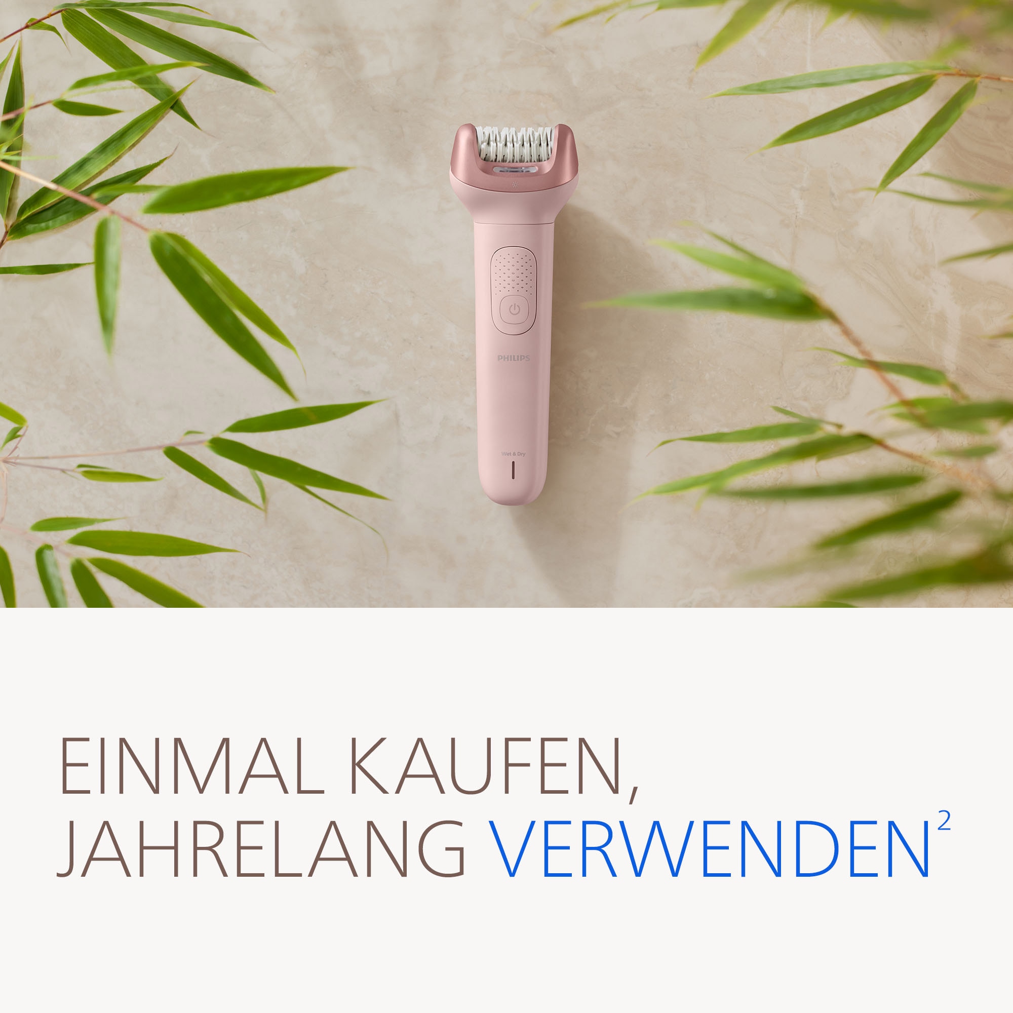 Philips Épilateur »Series 9000 BRE718/00« 5 cuis Aufsätze nass und trocken verwendbar, mit 2 Geschwindigkeitsstufen
