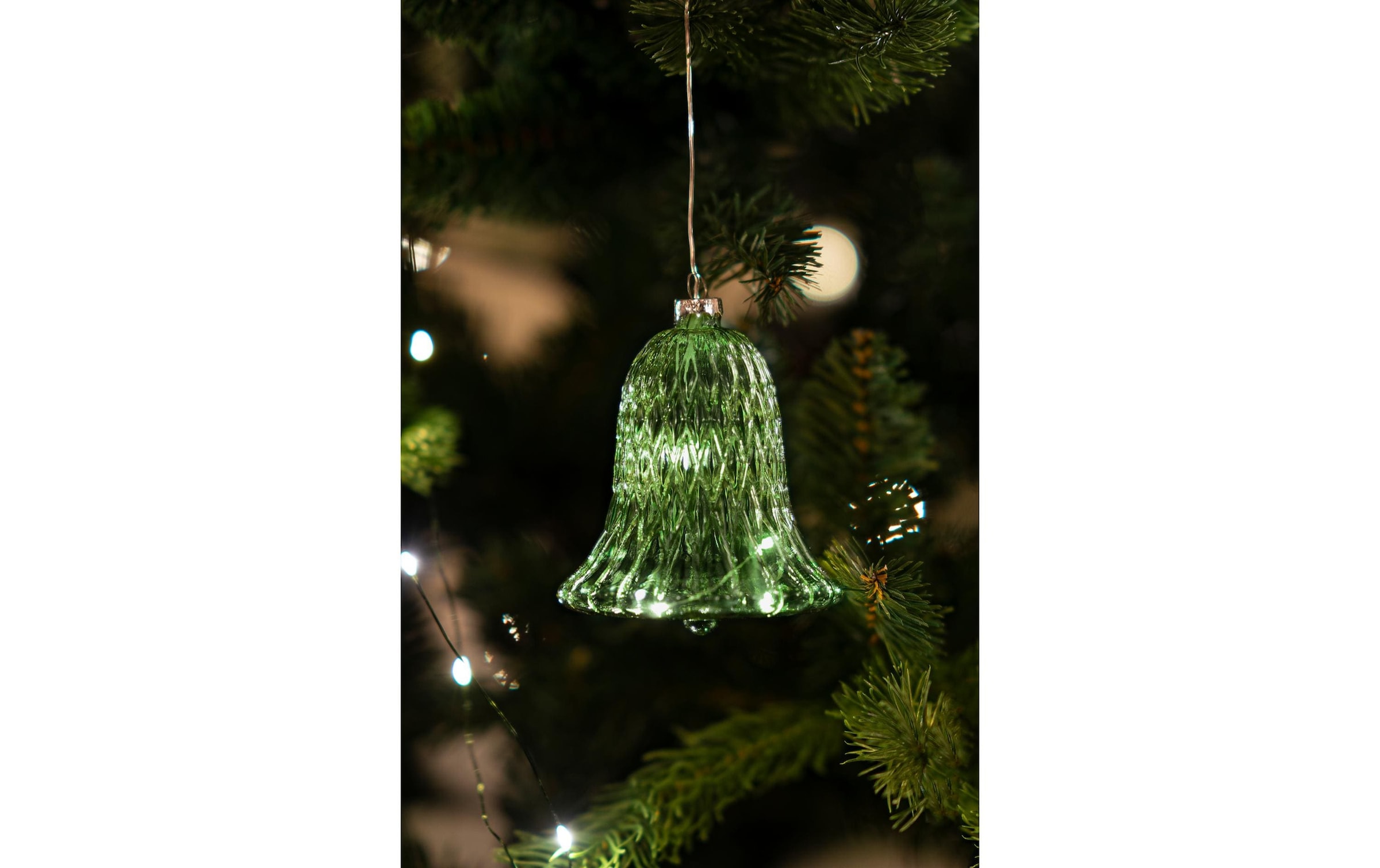 LED Dekolicht »Weihnachtskugel Luna Glocke,«
