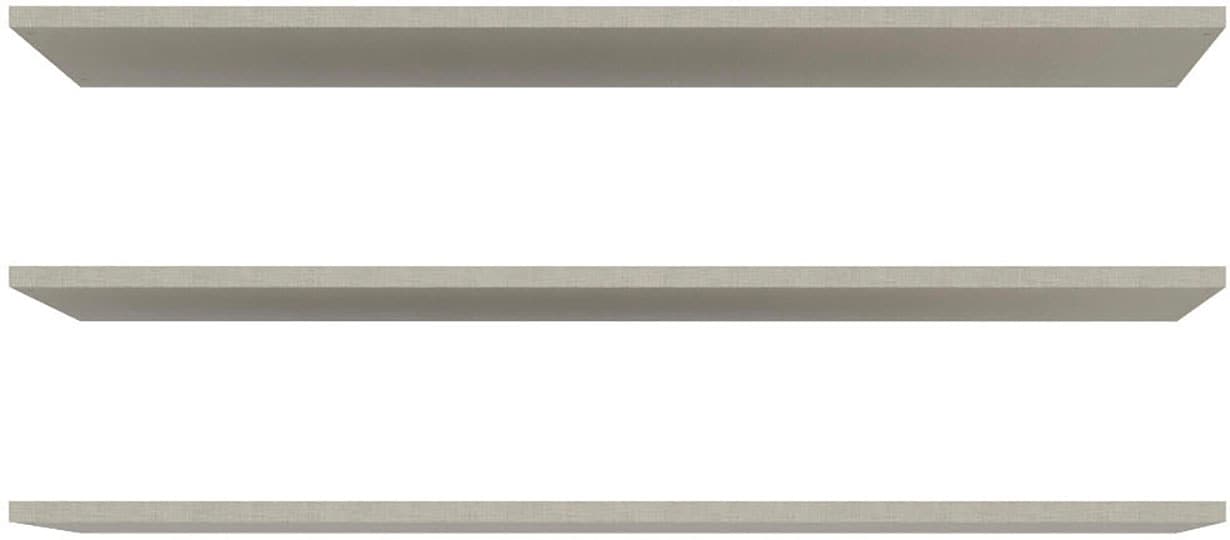FORTE Einlegeboden Set, 3 Stk. tlg. Einlegeboden 3er Set, optional bestellbar, Textilstruktur