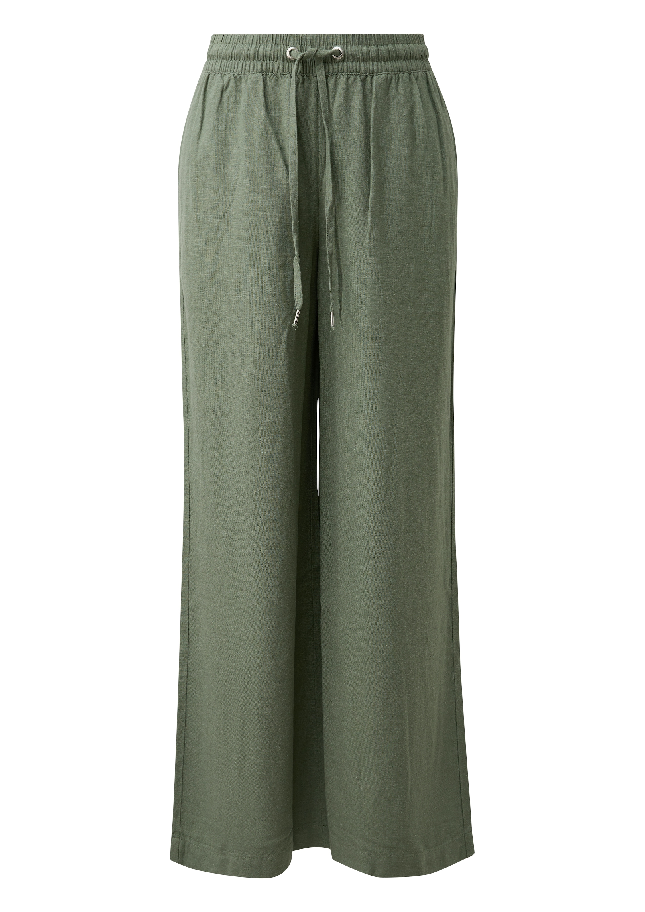 QS Stoffhose  mit elastischem Bund und Kordelzug