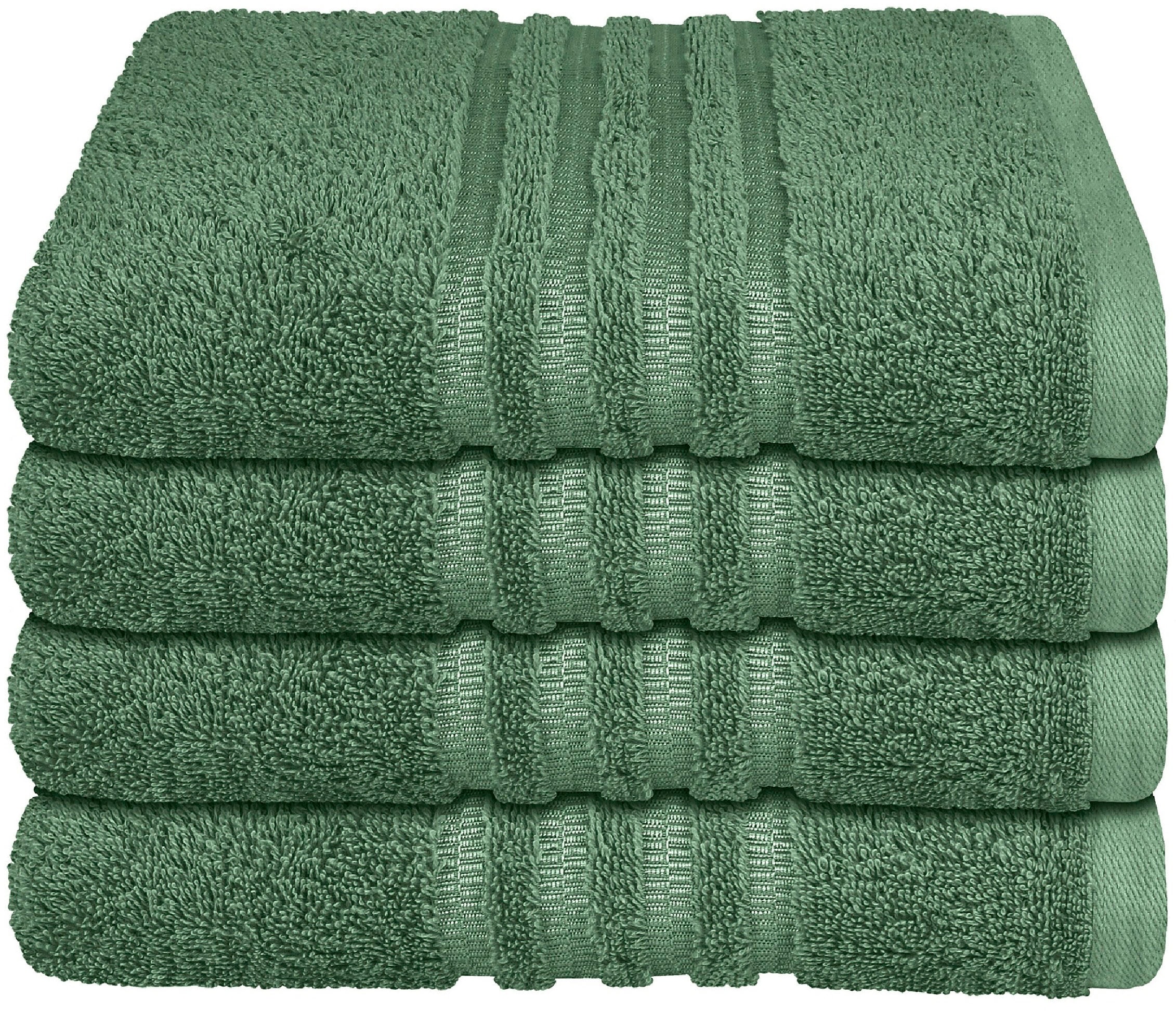 Image of Schiesser Handtücher "Milano aus 100% Baumwolle mit eleganter Bordüre in Hoch-Tief-Optik" Made in Green