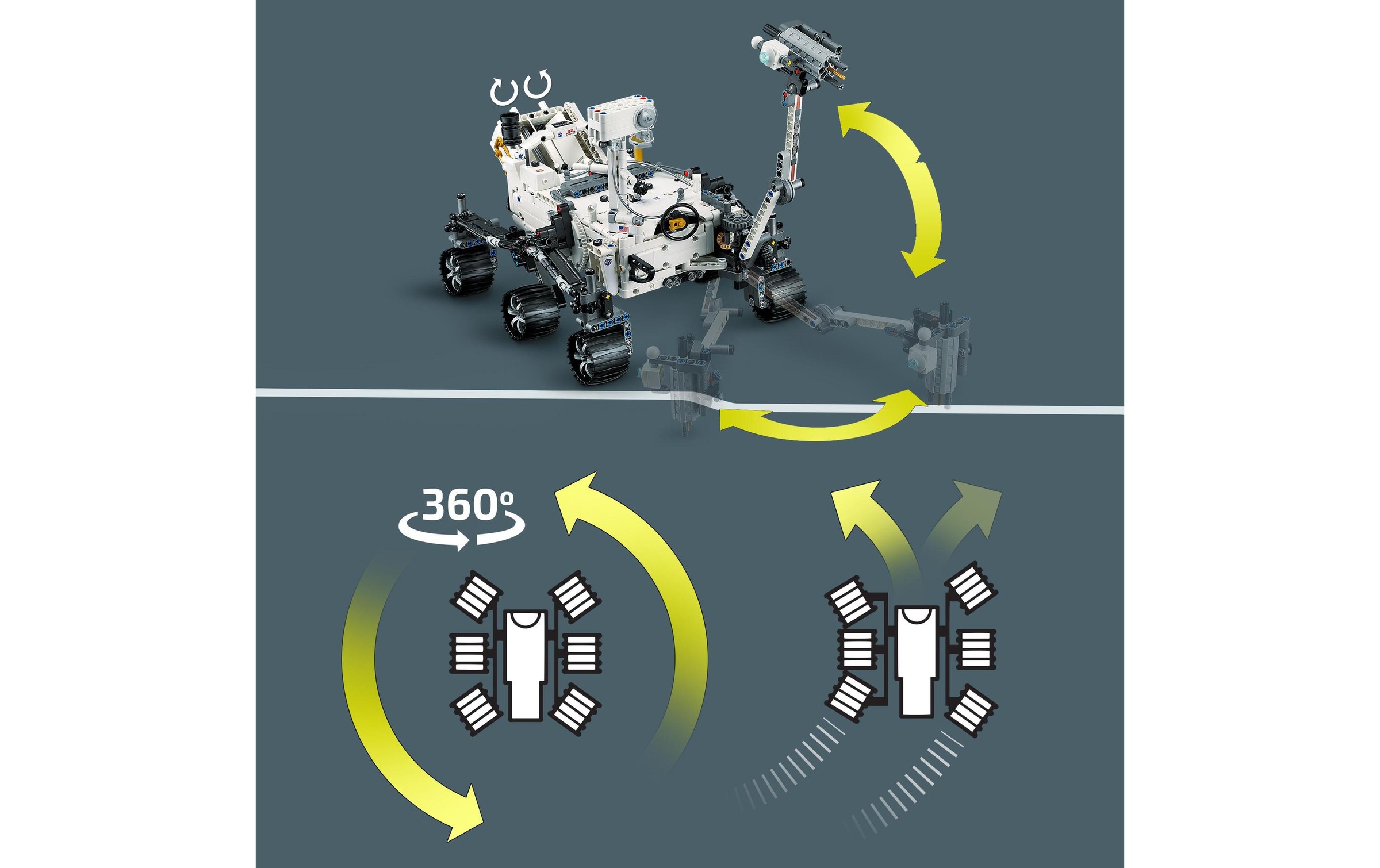 LEGO® Spielbausteine »Technic NASA Mars Rover«, (1132 St.)